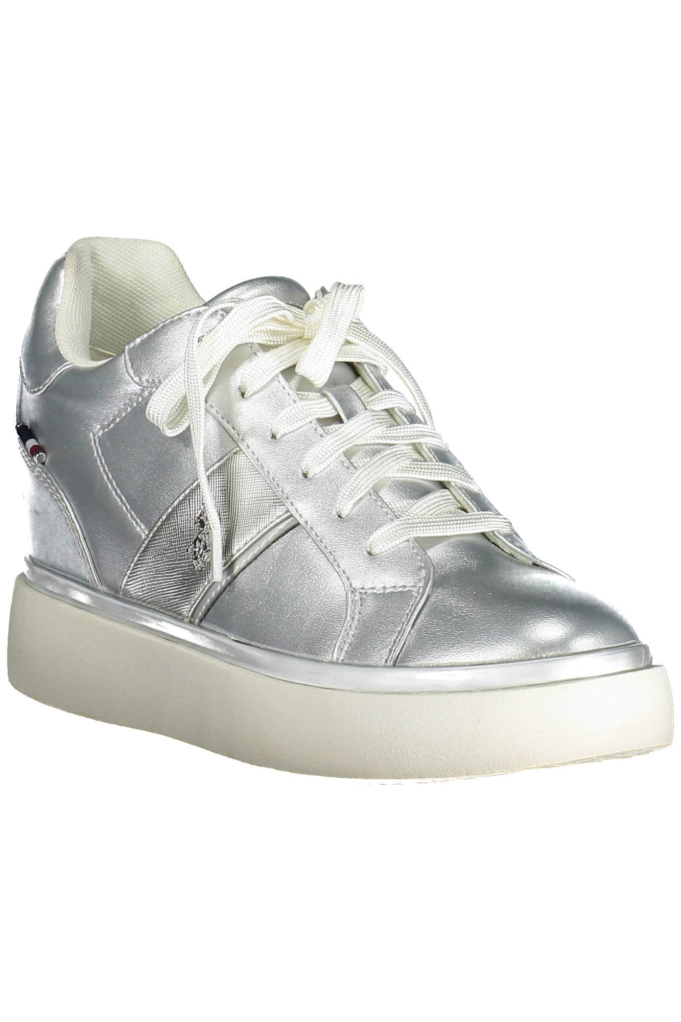 US Polo Assn. mujer zapatillas deportivas plateado