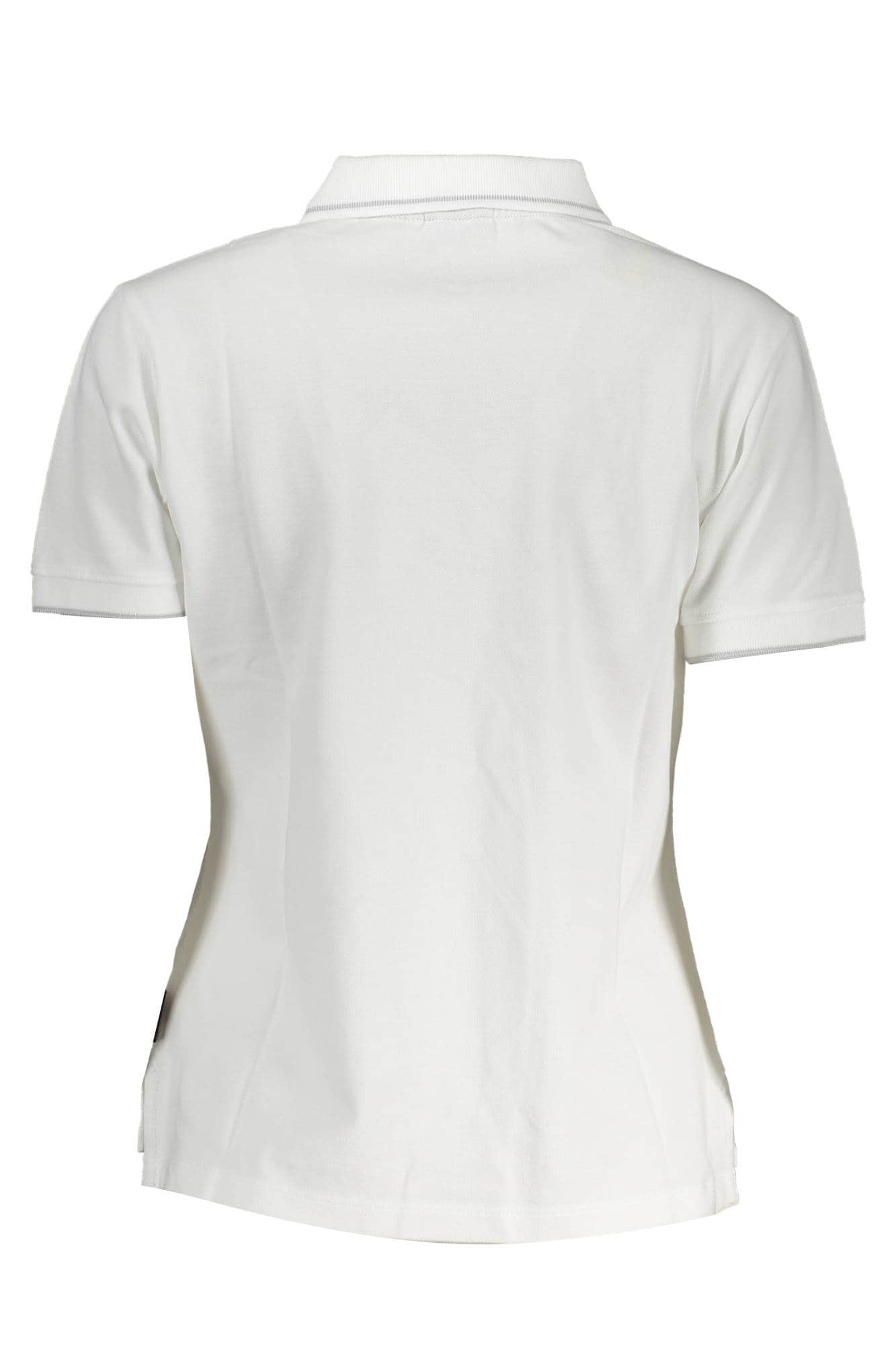Napapijri polo manga corta mujer blanco