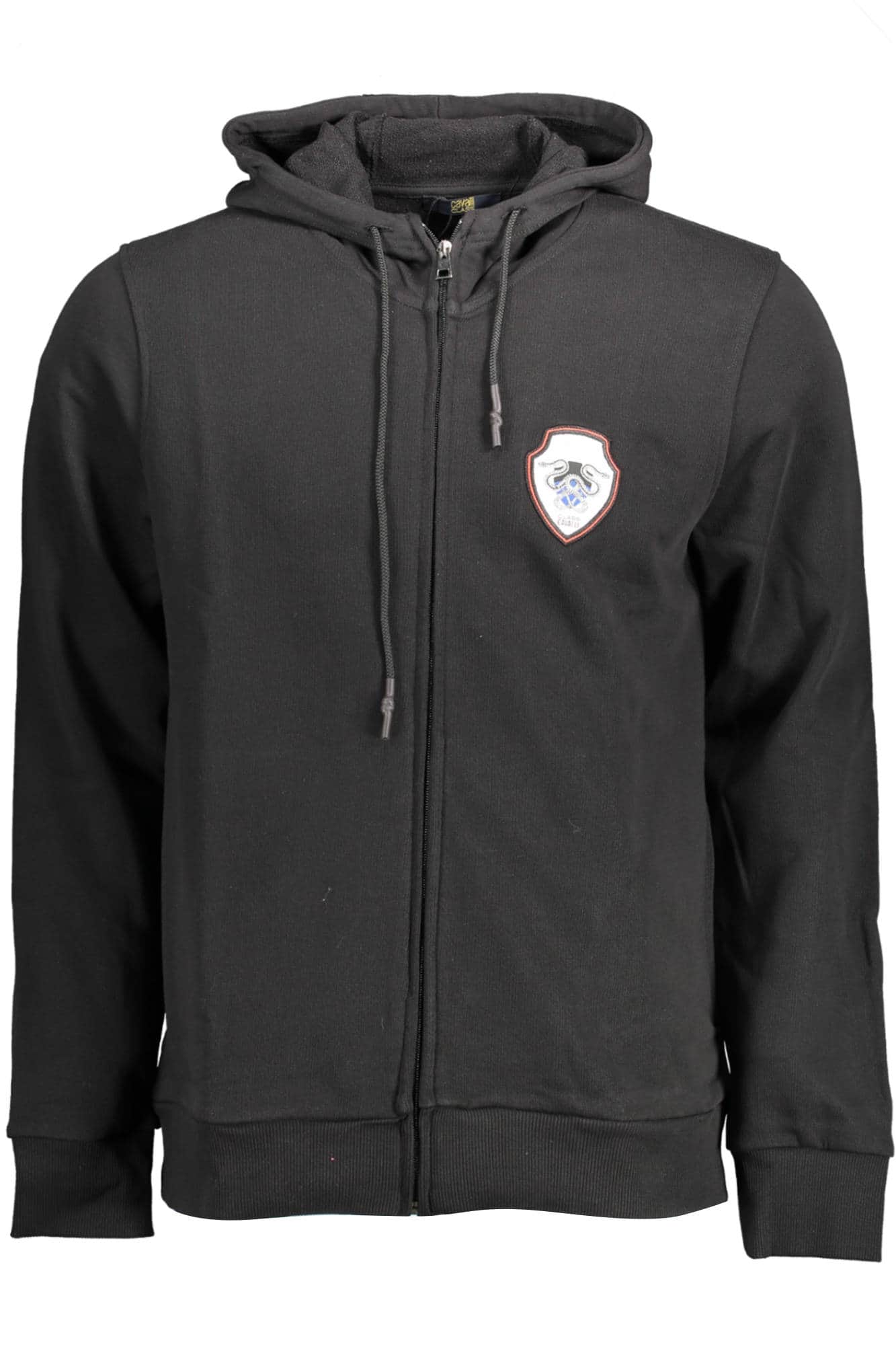 Cavalli Class hombre con cremallera sudadera negro