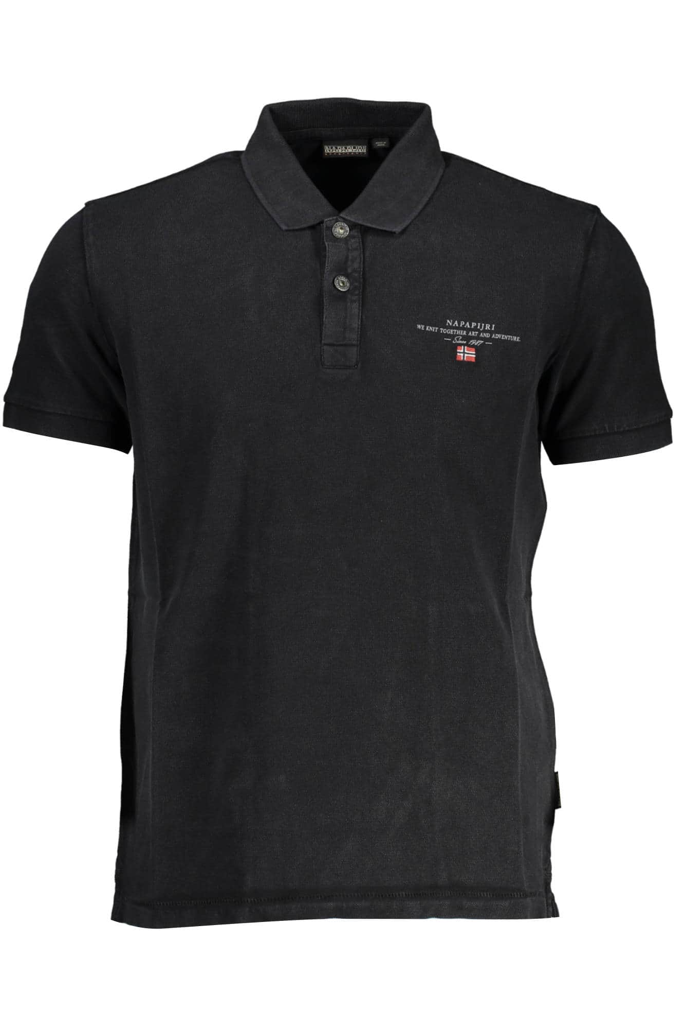 Napapijri polo manga corta hombre negro