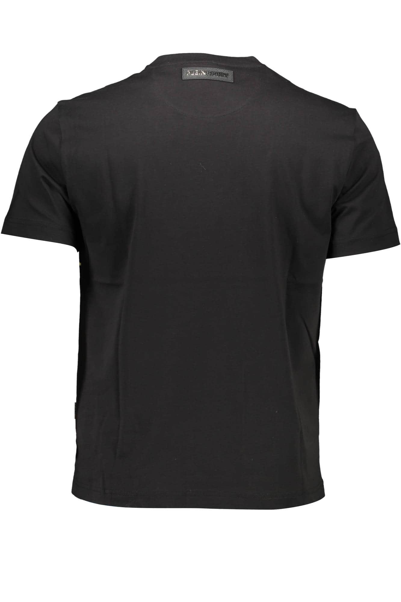 Plein Sport manga corta t-camisa hombre negro
