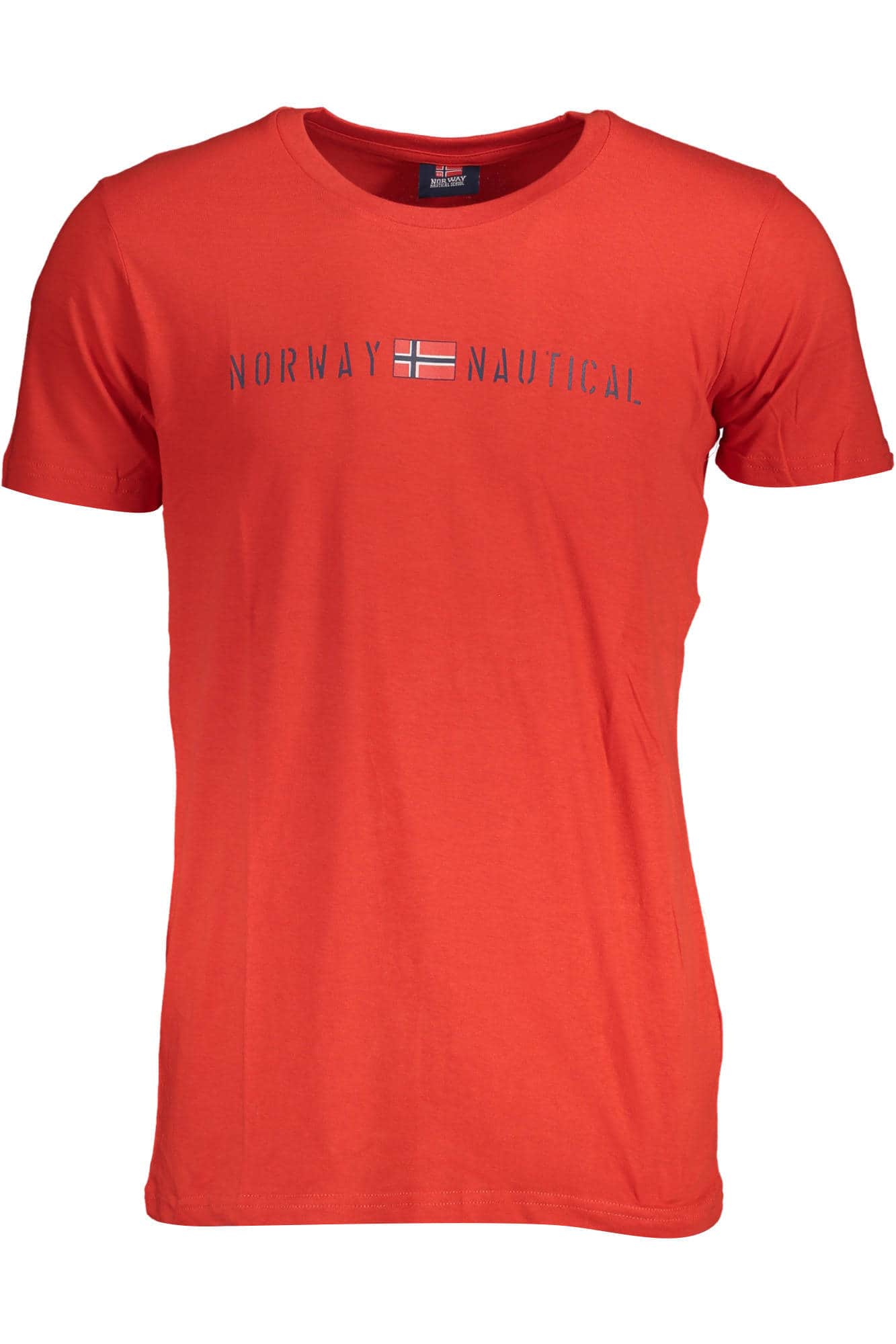 Norway 1963 hombre manga corta t-camisa rojo