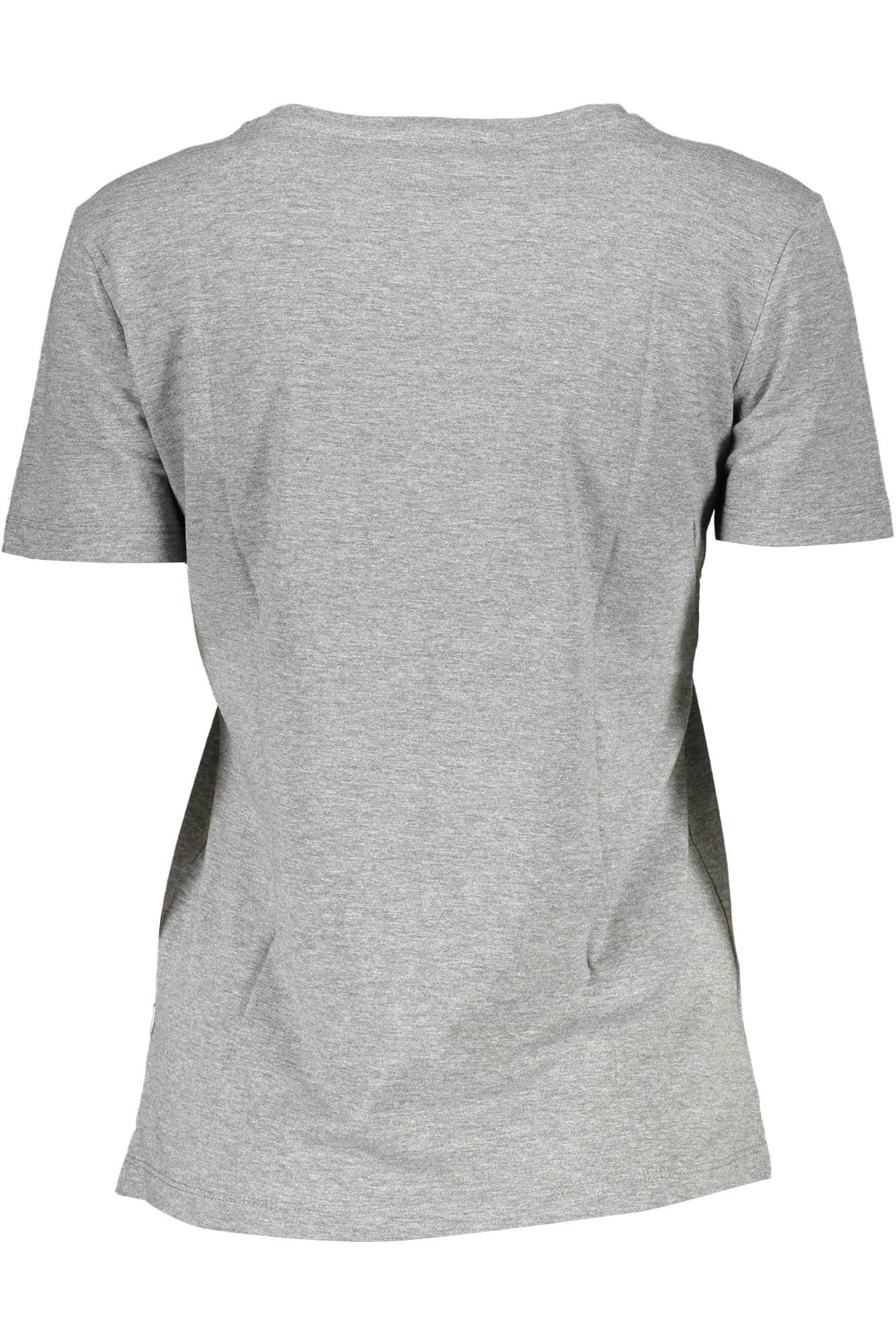 Guess vaqueros manga corta t-camisa mujer gris