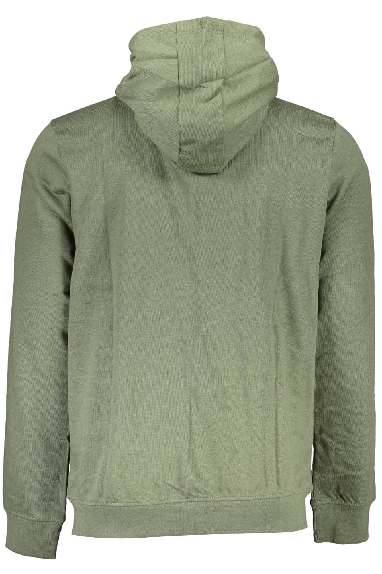 Gian Marco Venturi hombre con cremallera sudadera verde