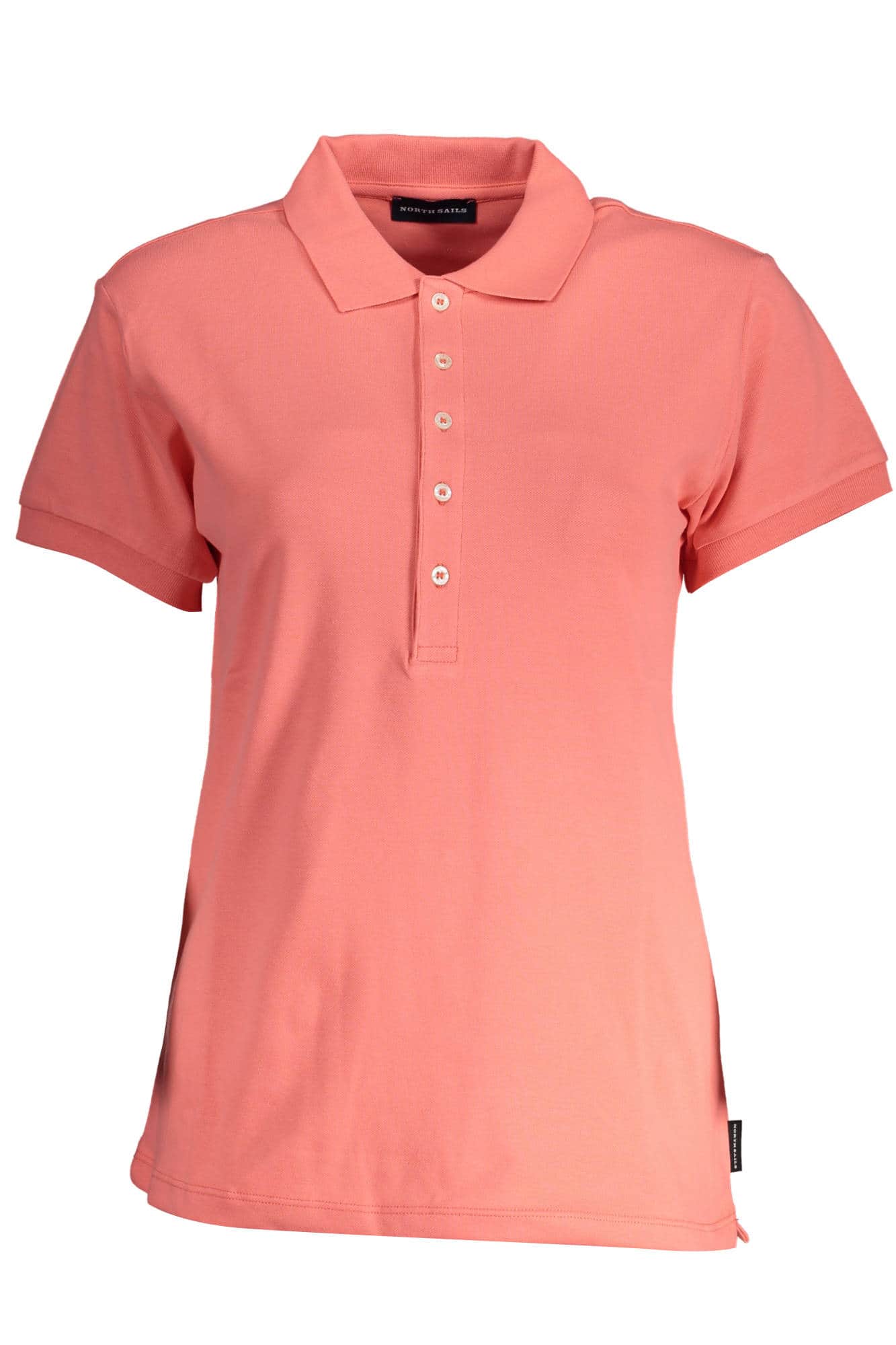 North Sails mujer manga corta polo rosa