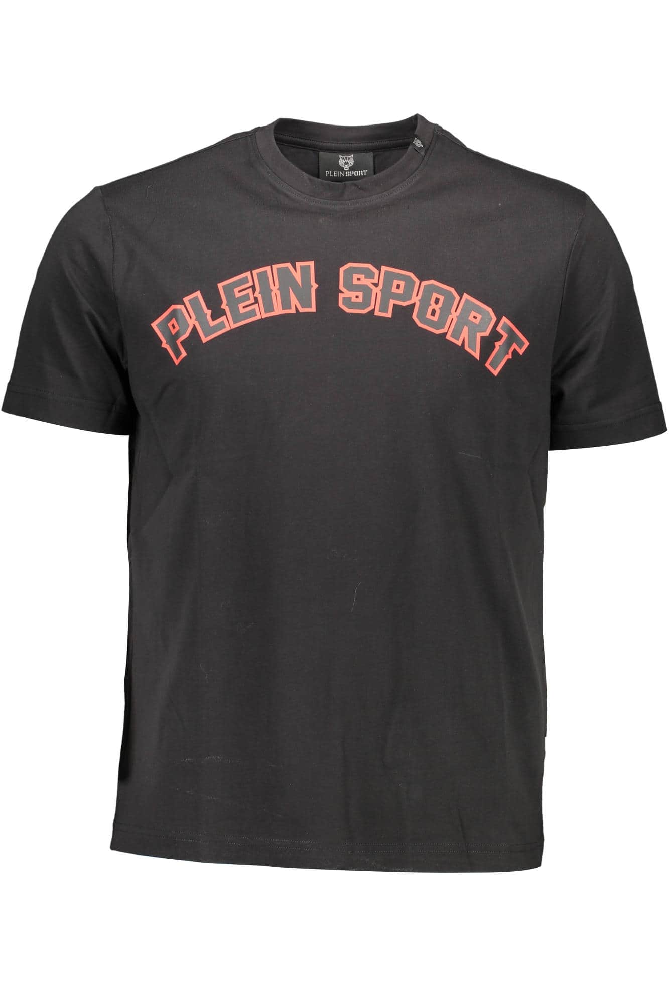 Plein Sport manga corta t-camisa hombre negro
