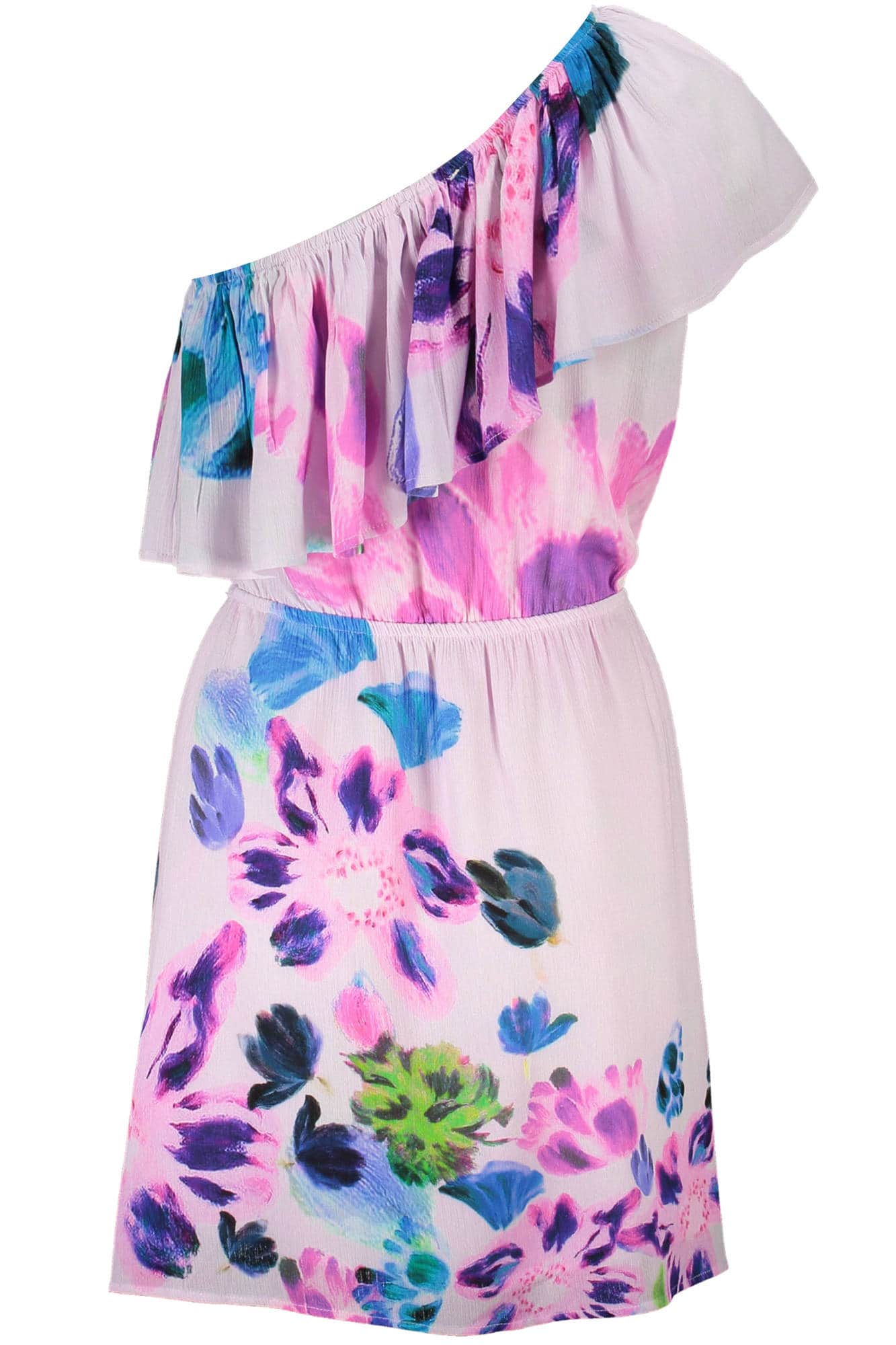 Desigual corto vestido mujer rosa