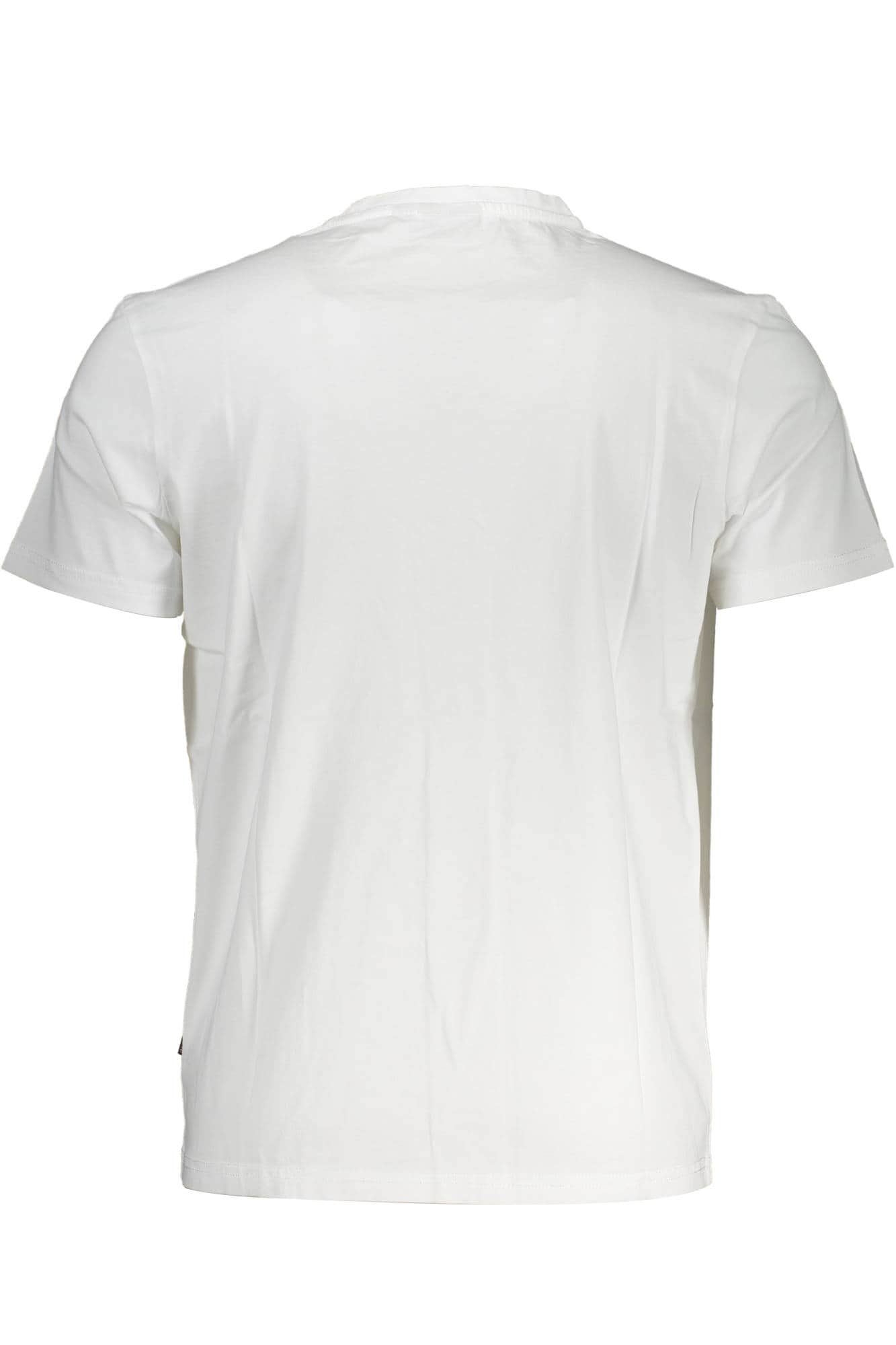 Napapijri manga corta t-camisa hombre blanco