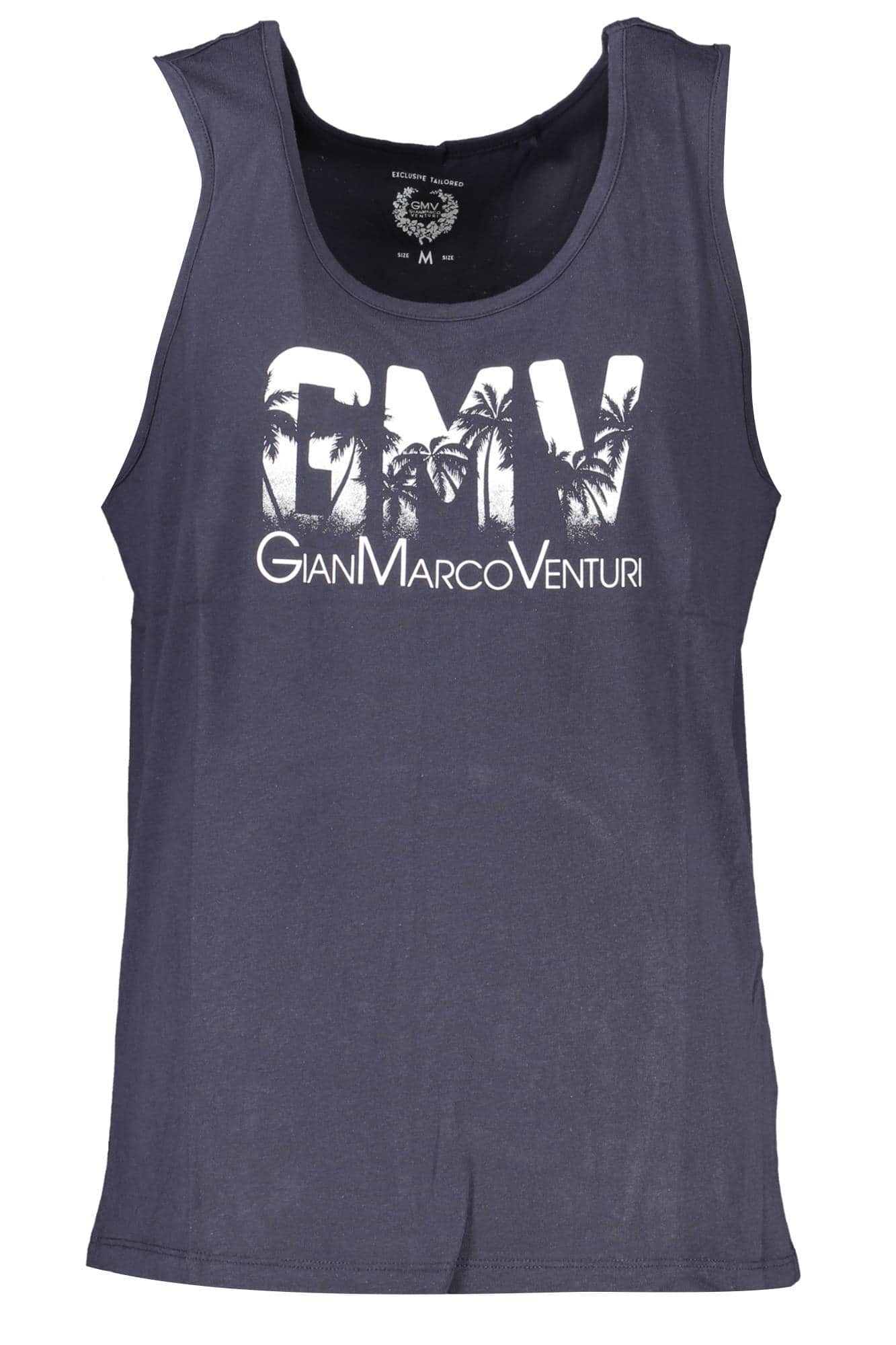 Gian Marco Venturi hombre azul camiseta de tirantes