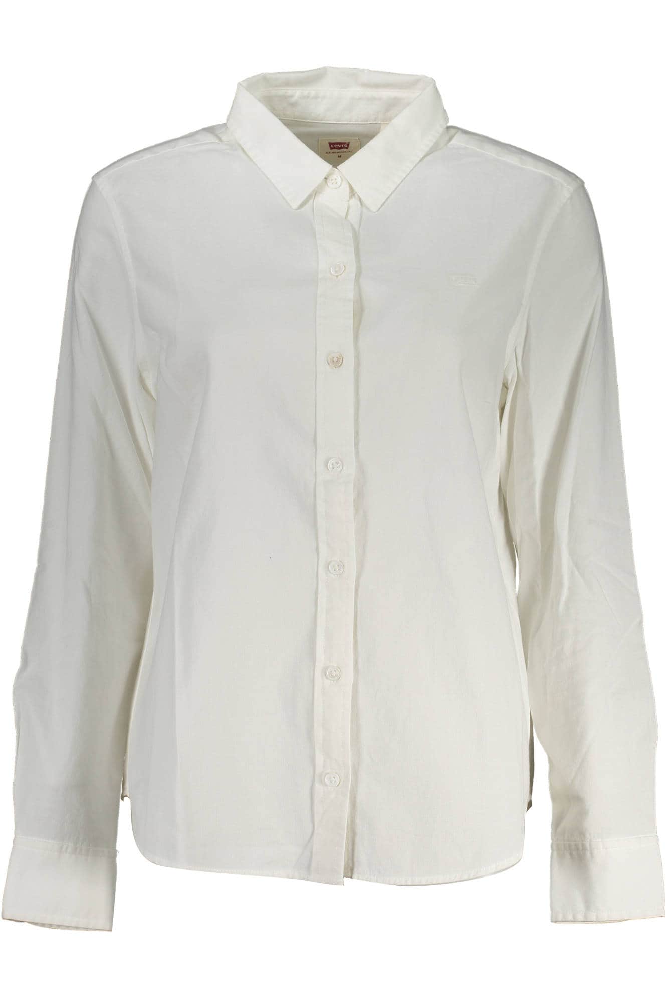 Levi's manga larga camisa mujer blanco