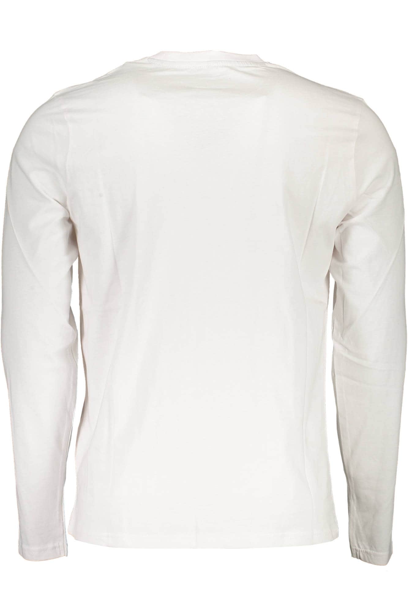North Sails manga larga t-camisa hombre blanco