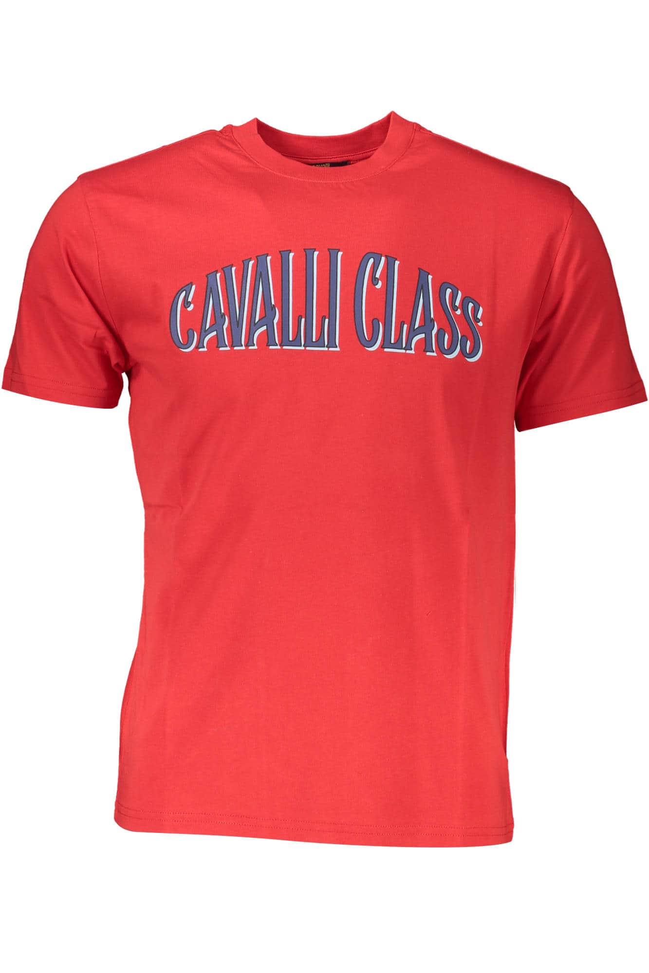 Cavalli Class manga corta t-camisa hombre rojo