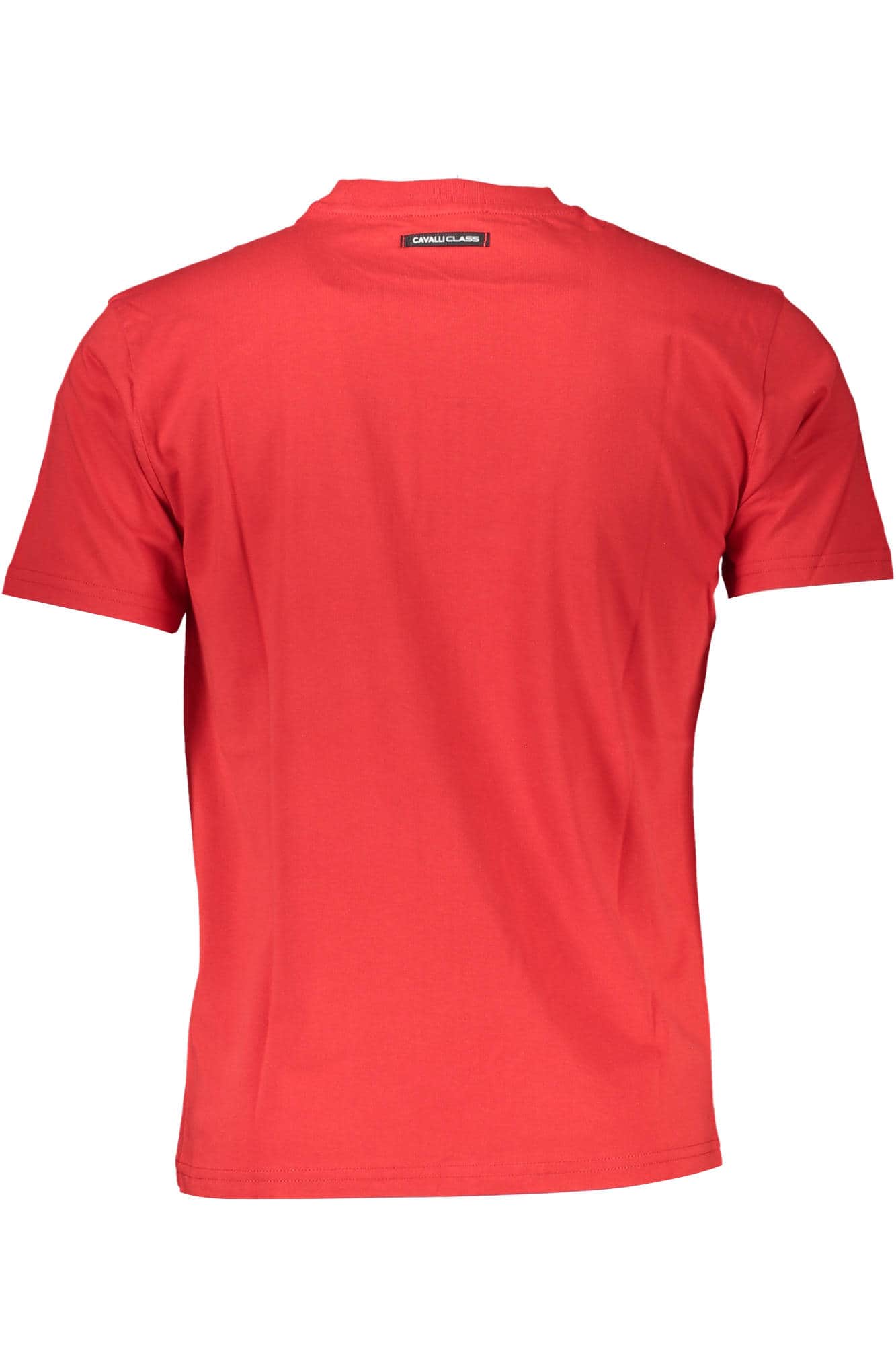 Cavalli Class manga corta t-camisa hombre rojo