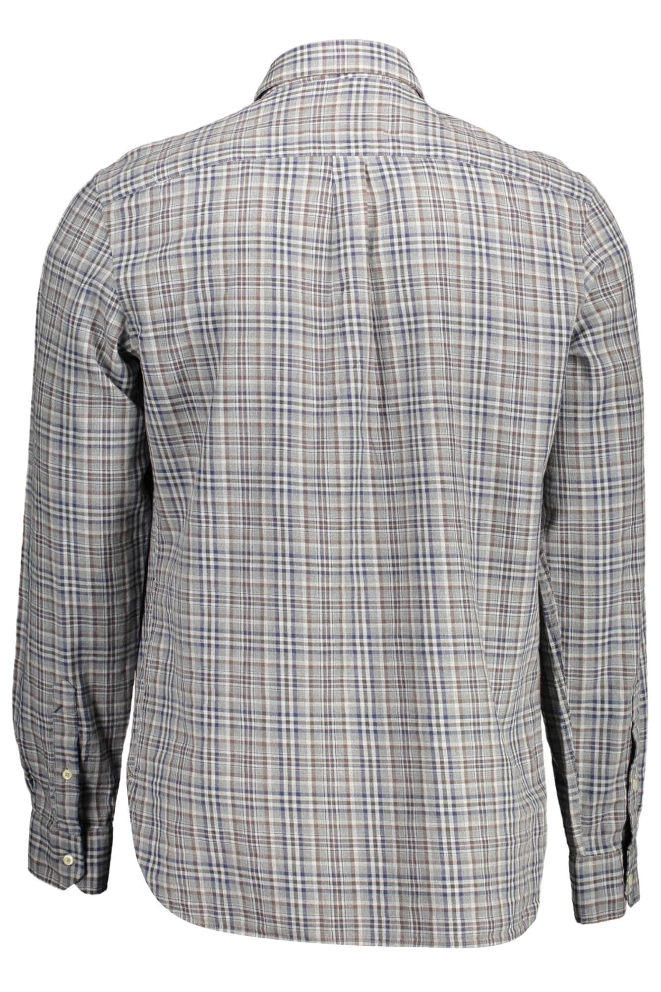 US Polo Assn. hombre manga larga camisa, gris