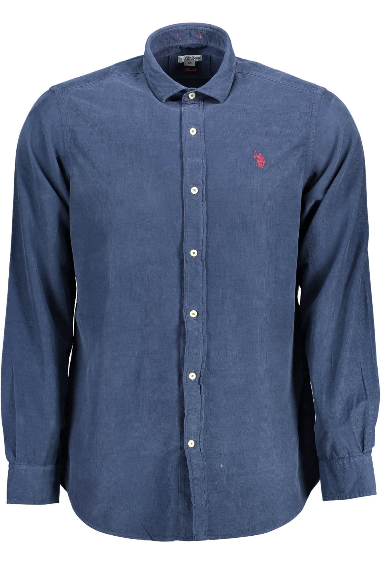 US Polo Assn. hombre azul manga larga camisa