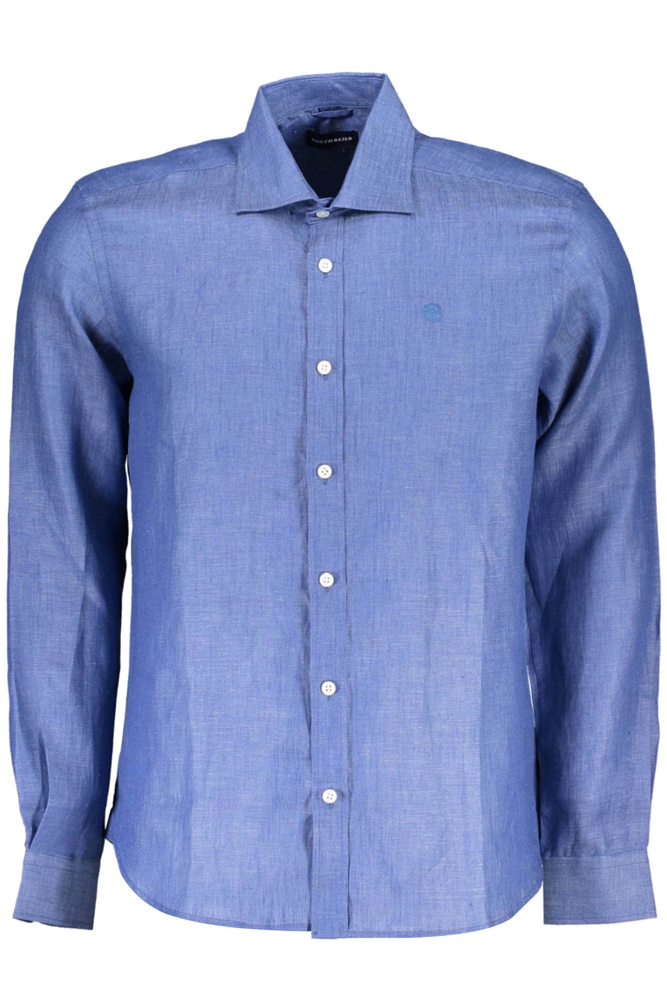 North Sails manga larga camisa hombre azul