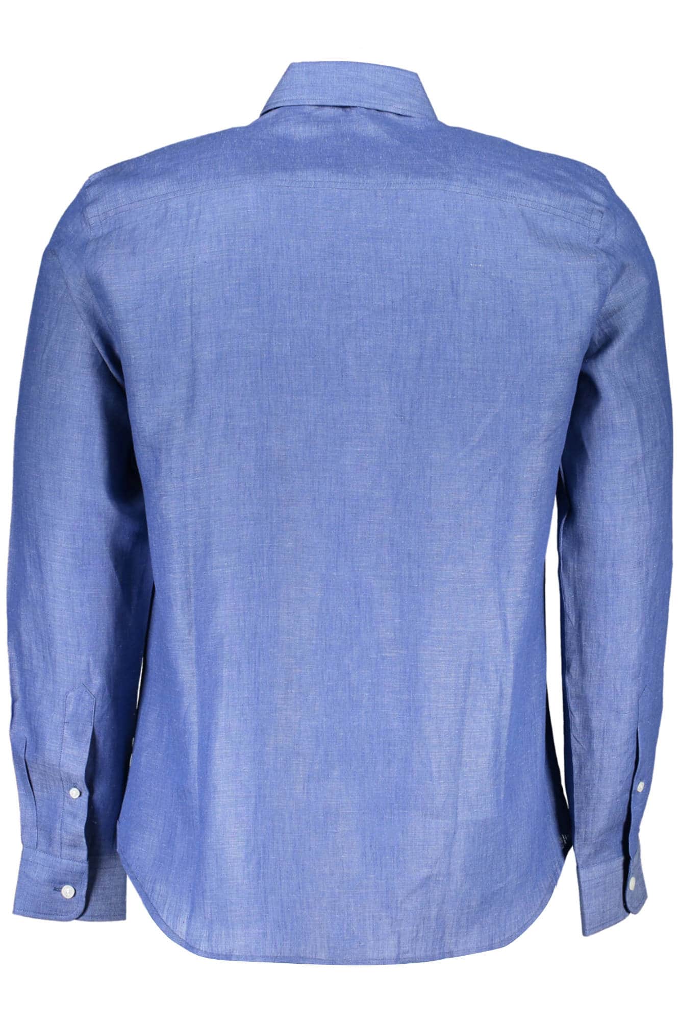 North Sails manga larga camisa hombre azul
