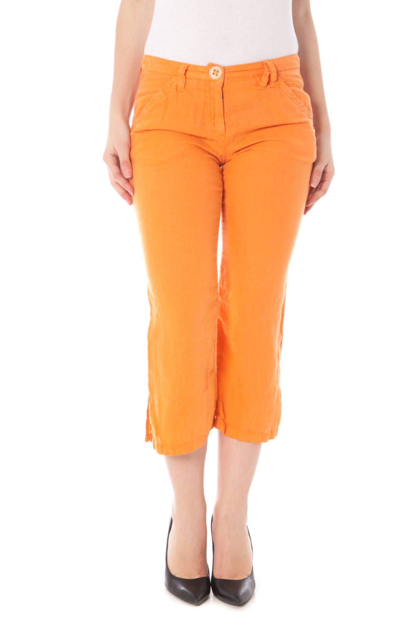 Napapijri mujer naranja pantalón capri pantalón