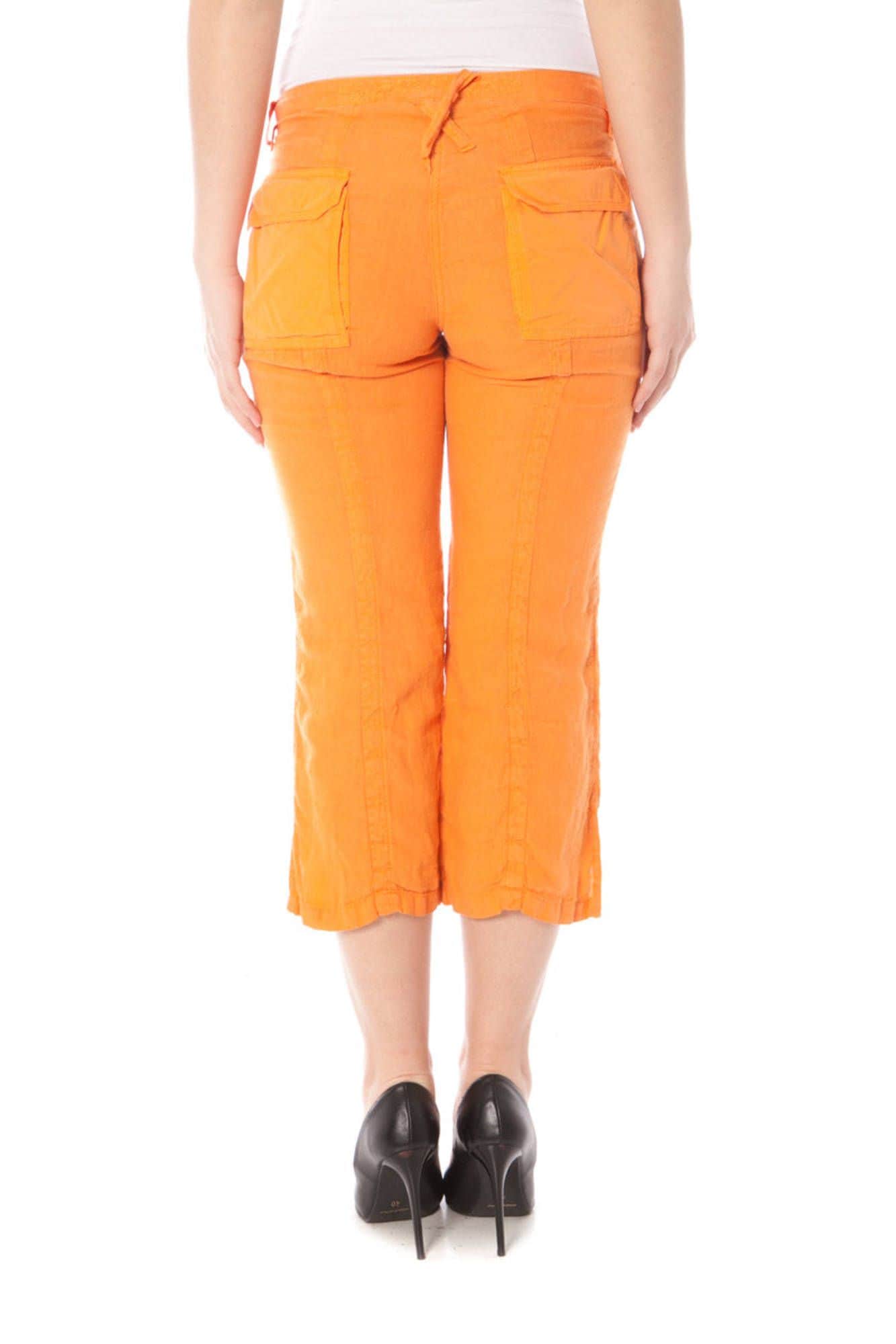 Napapijri mujer naranja pantalón capri pantalón