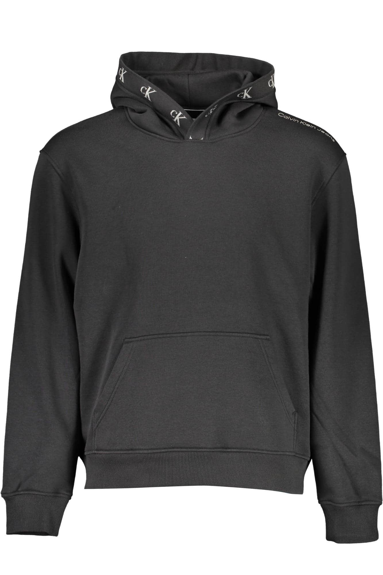 Calvin Klein hombre negro con cremallera sudadera