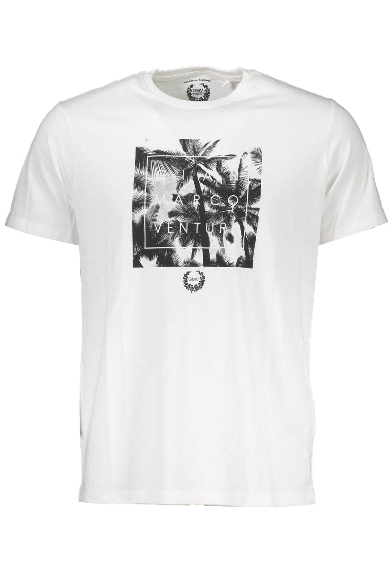 Gian Marco Venturi hombre manga corta t-camisa blanco