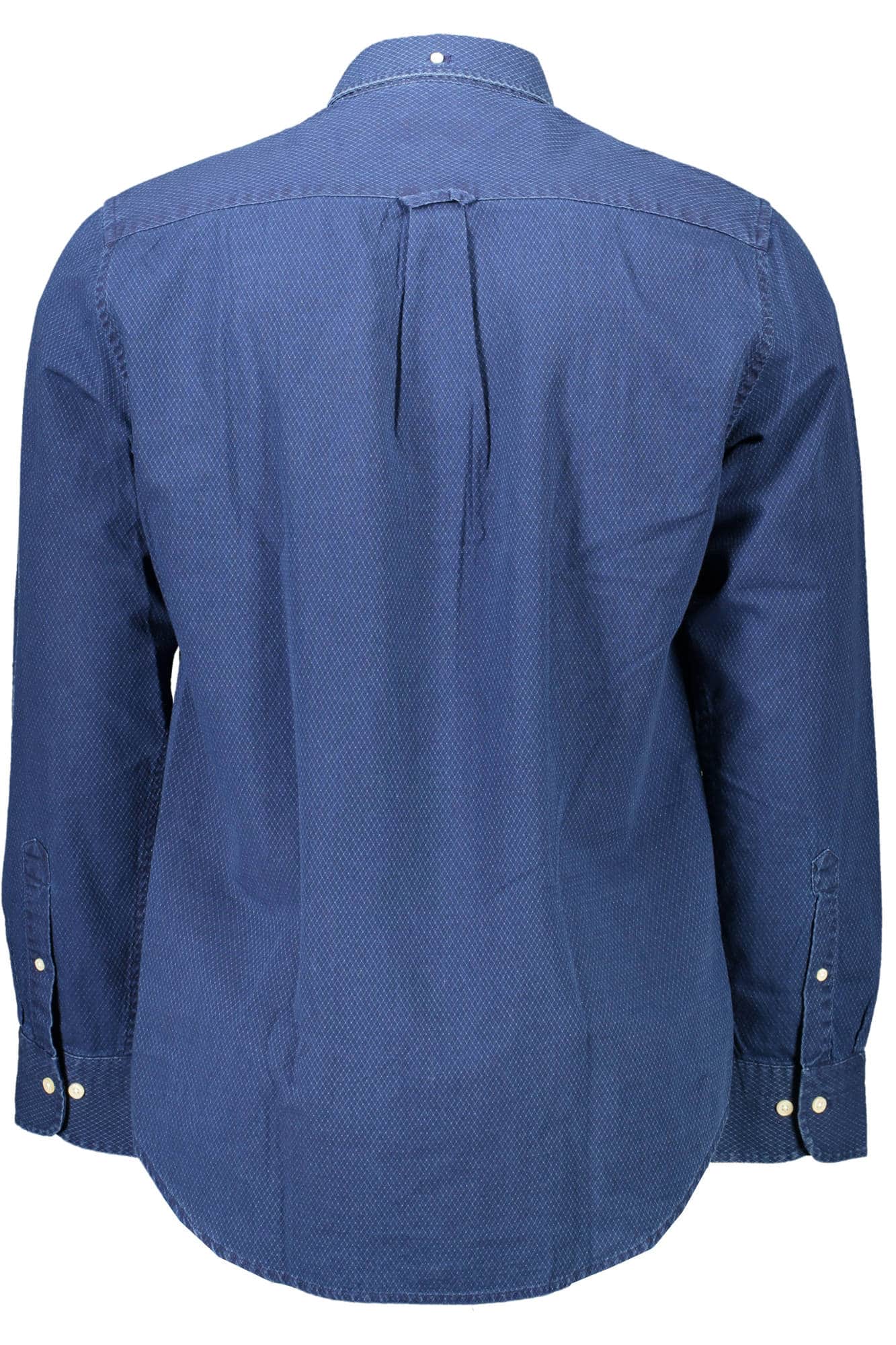 Gant manga larga camisa hombre azul