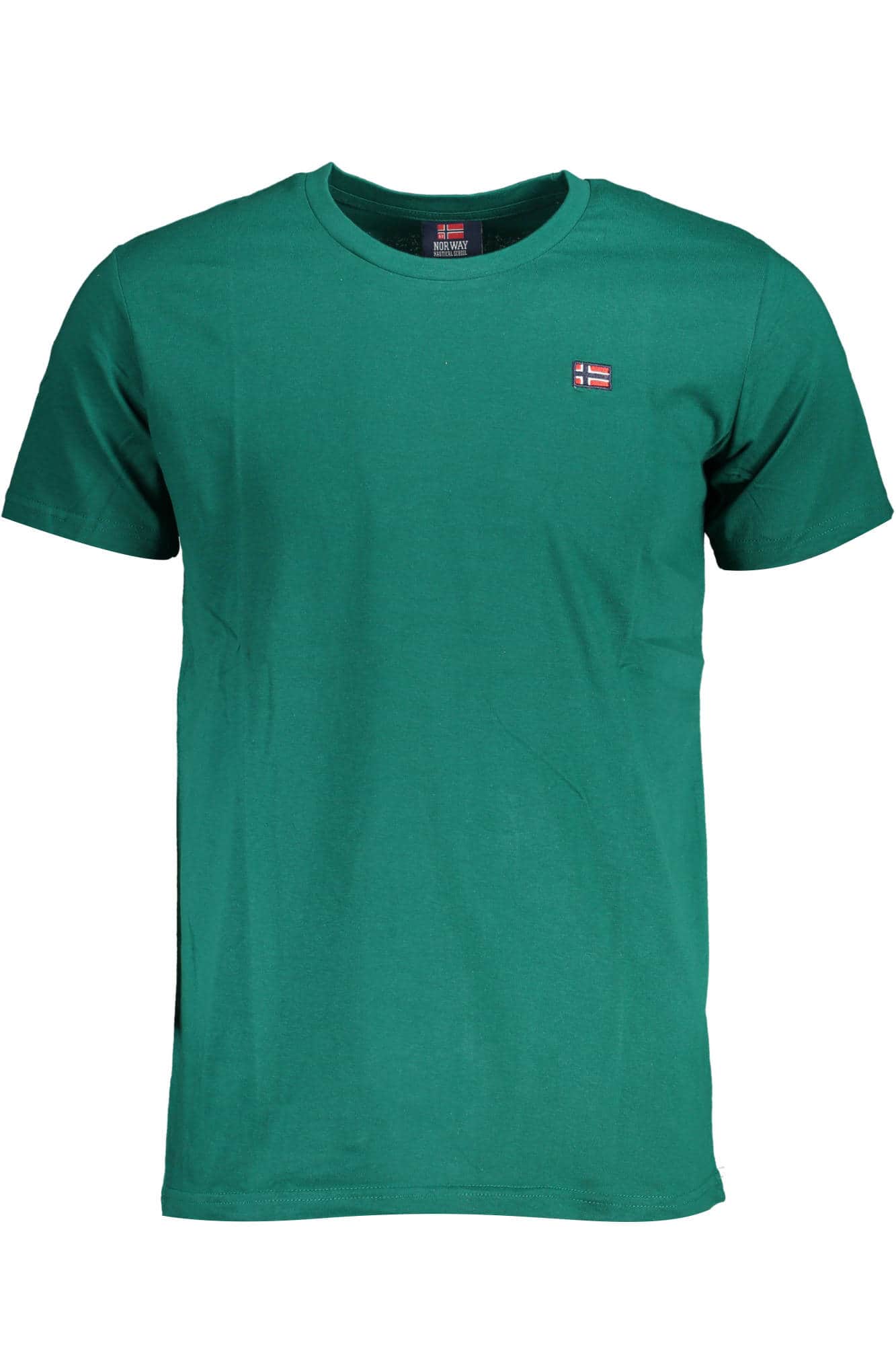 Norway 1963 hombre manga corta t-camisa verde