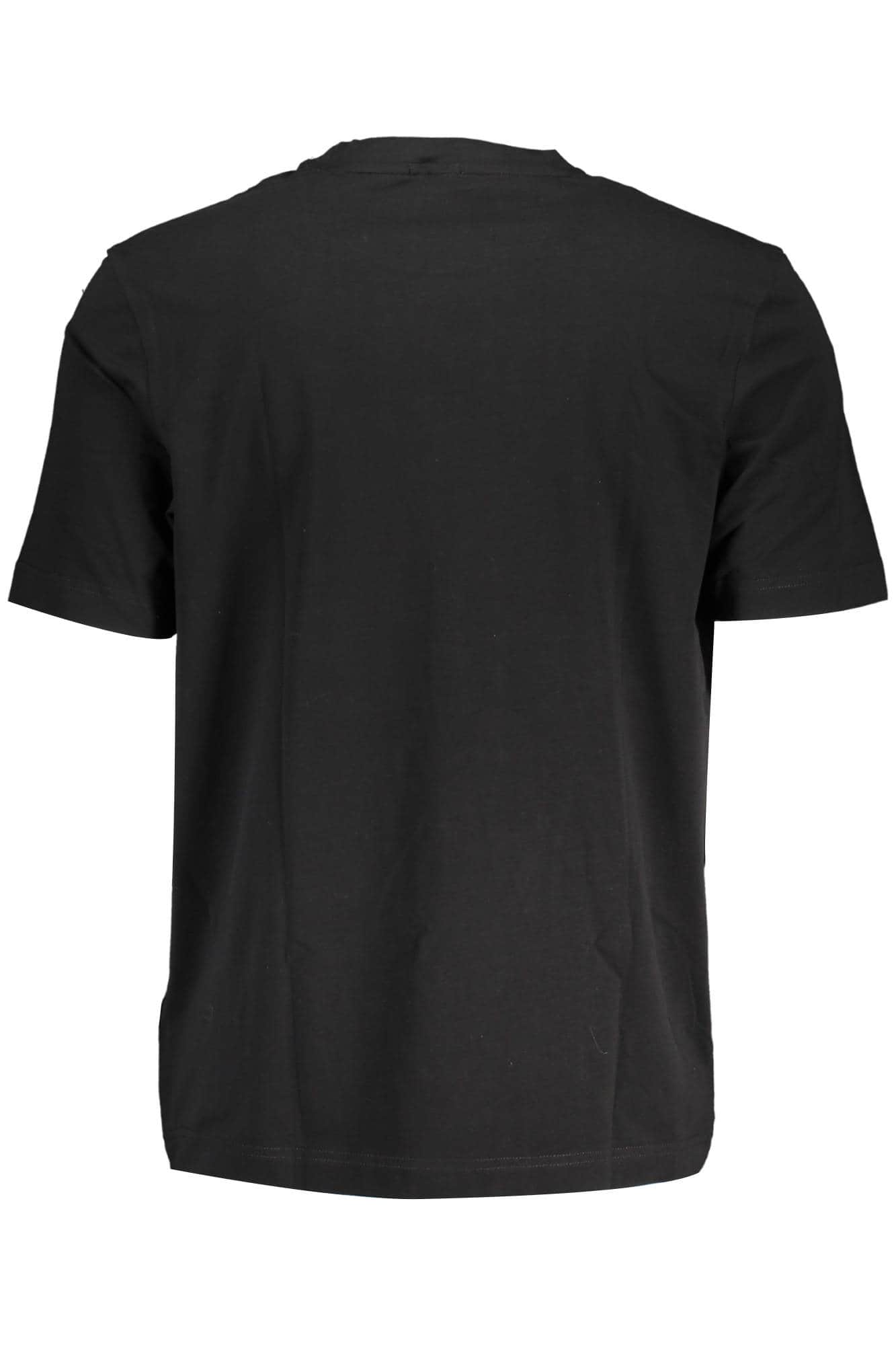 Boss manga corta t-camisa hombre negro