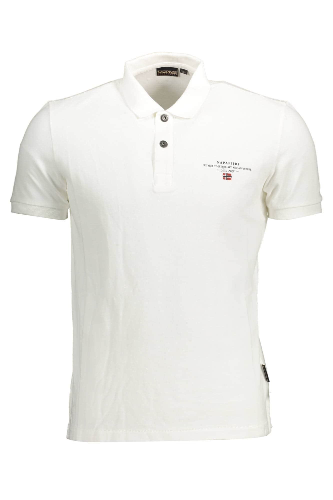 Napapijri polo manga corta hombre blanco