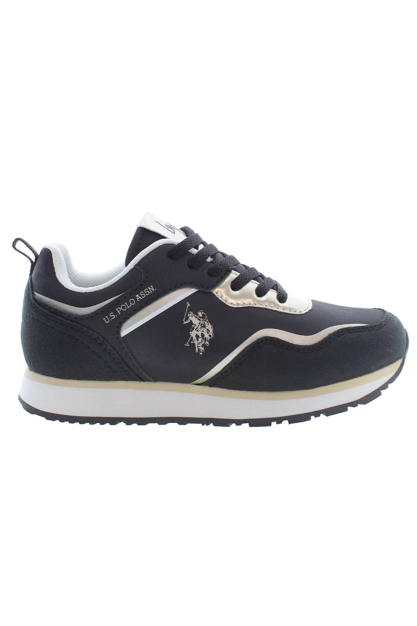 US Polo Assn. niños negro zapatillas deportivas