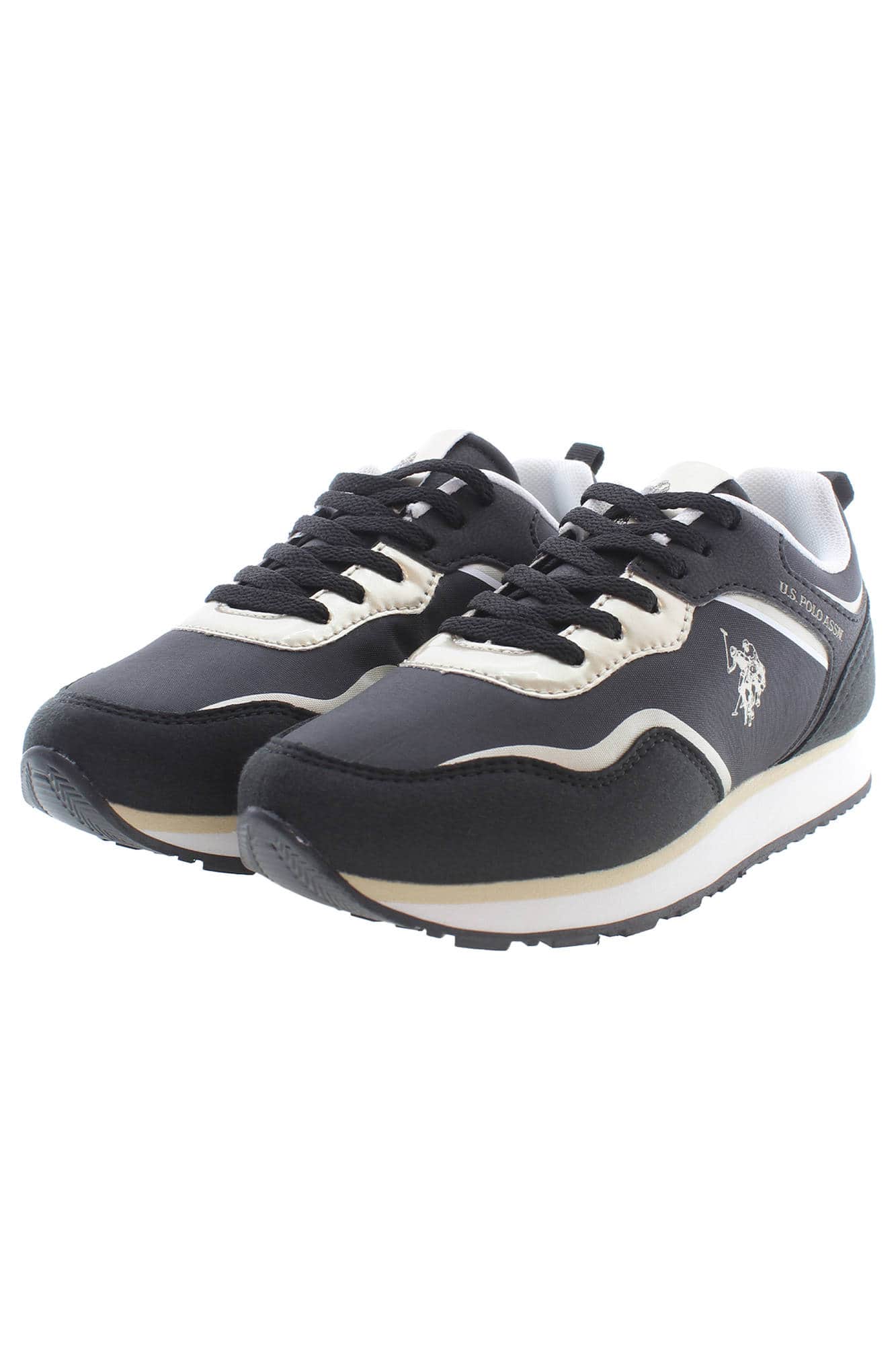 US Polo Assn. niños negro zapatillas deportivas