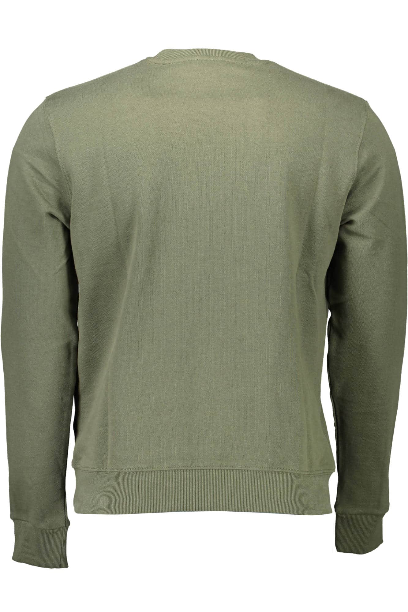 US Polo Assn. hombre verde con cremallera sudadera