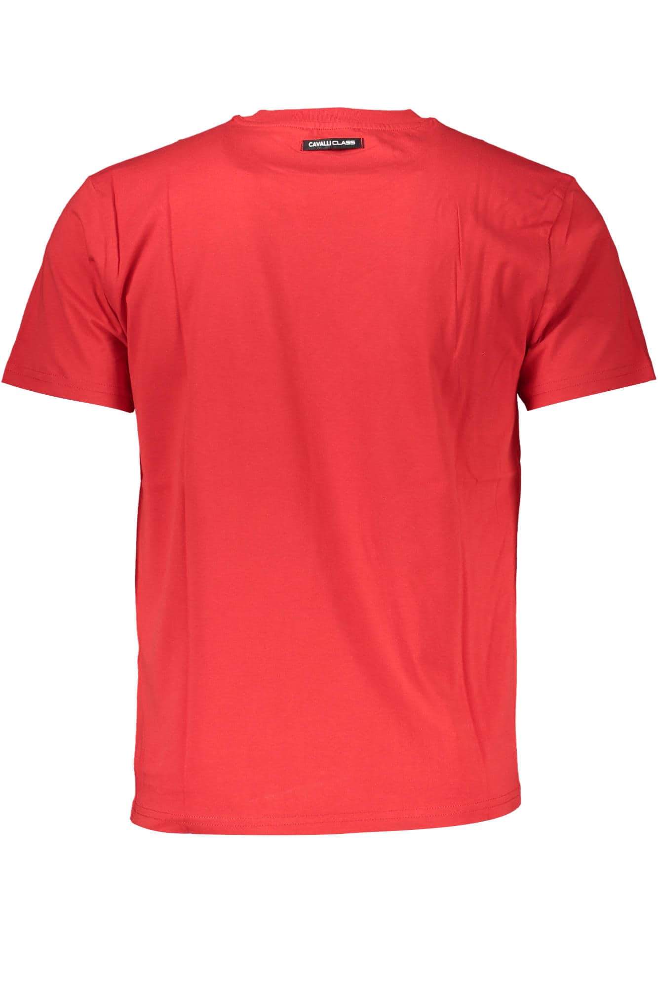 Cavalli Class manga corta t-camisa hombre rojo