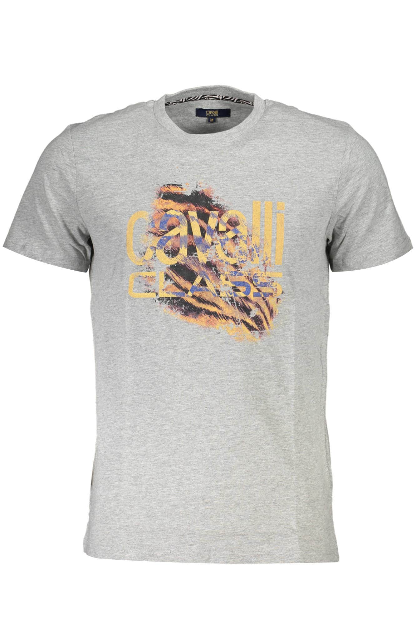 Cavalli Class manga corta t-camisa hombre gris