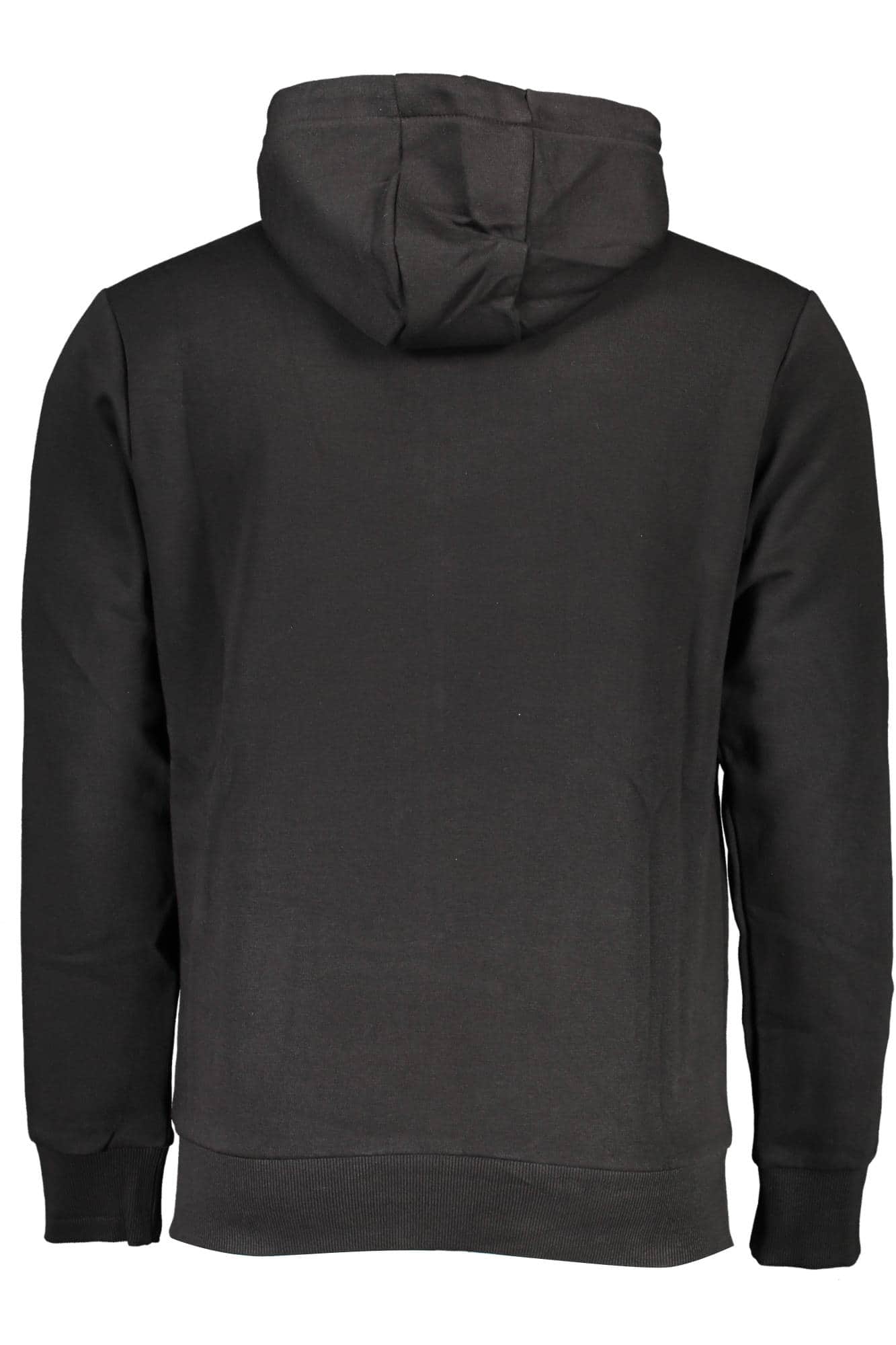 US Grand hombre negro con cremallera sudadera