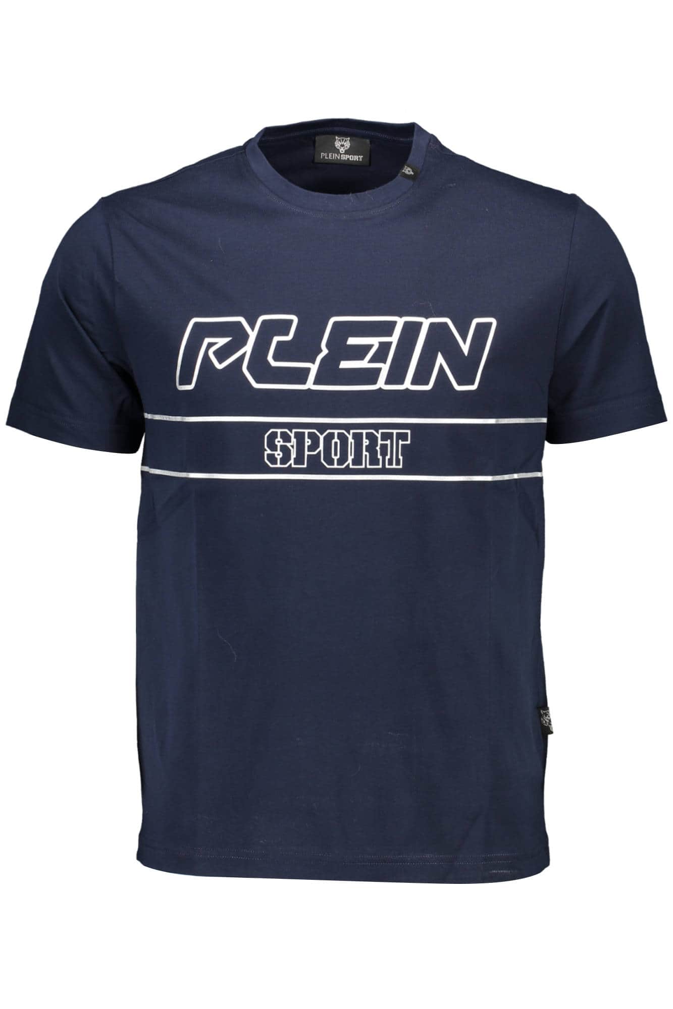 Plein Sport manga corta t-camisa hombre azul