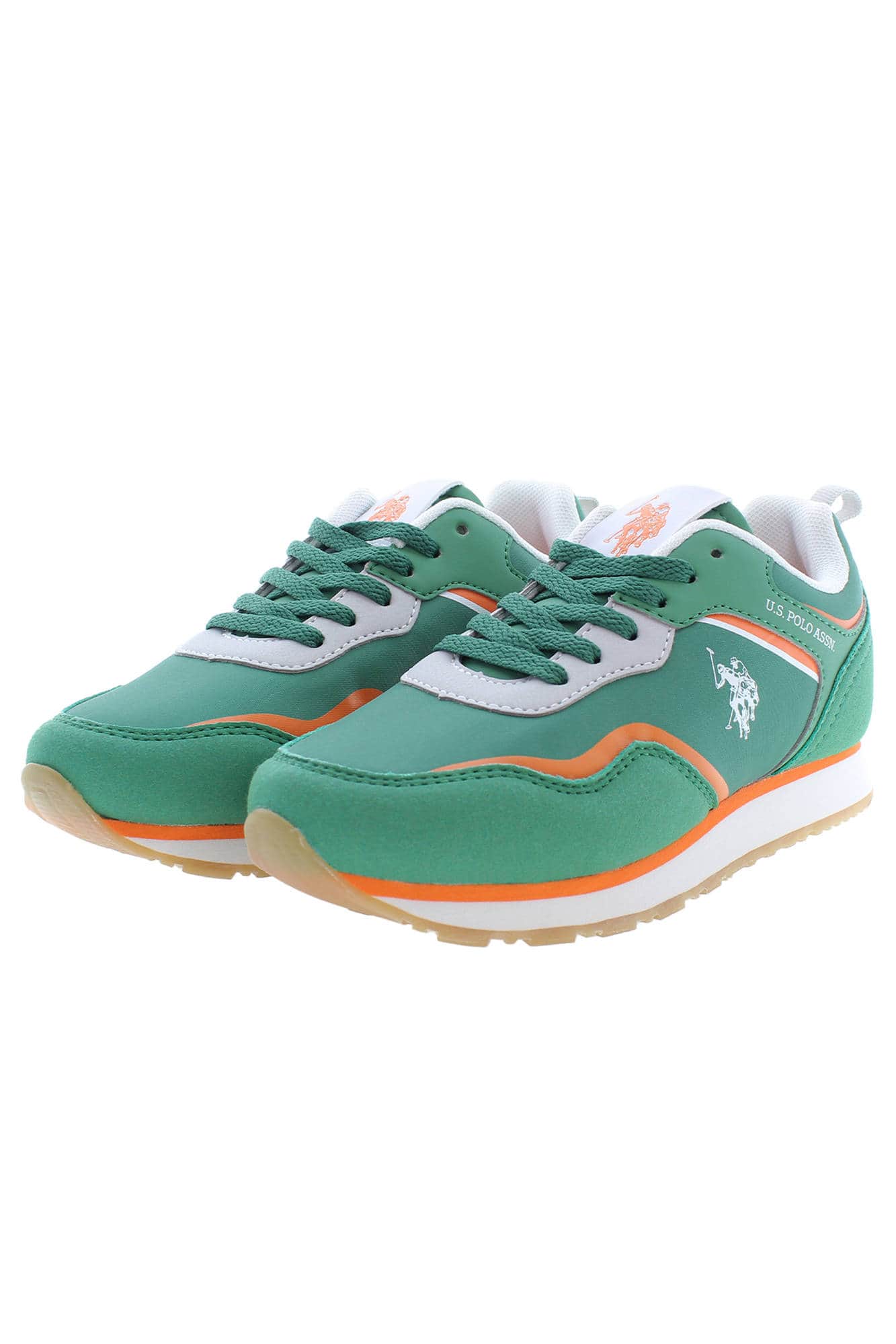 US Polo Assn. niños verde zapatillas deportivas