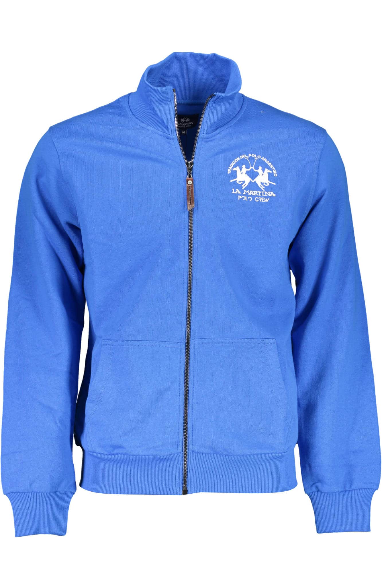 La Martina hombre azul con cremallera sudadera