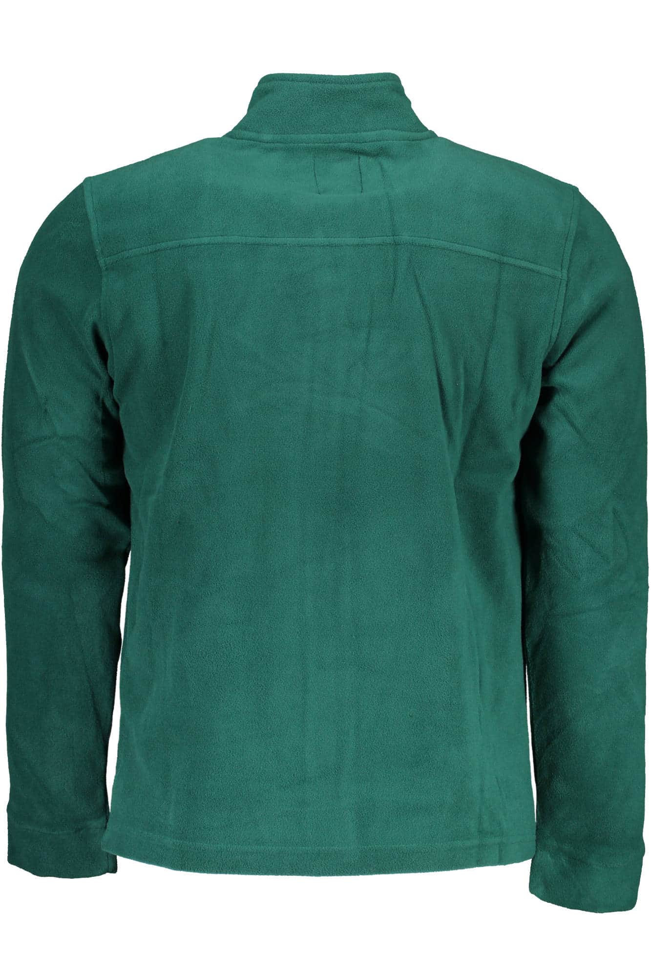 Gian Marco Venturi hombre con cremallera sudadera verde