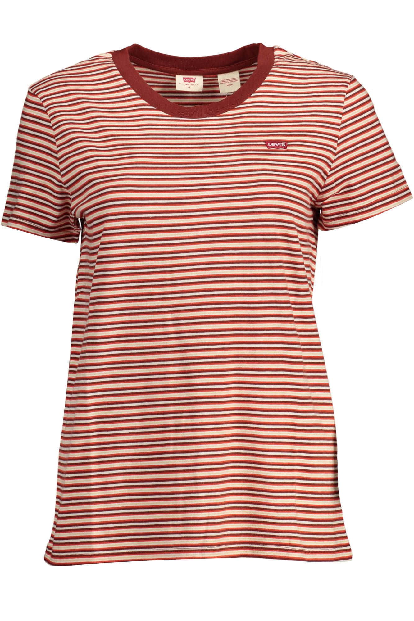 Levi's mujer manga corta t-camisa rojo
