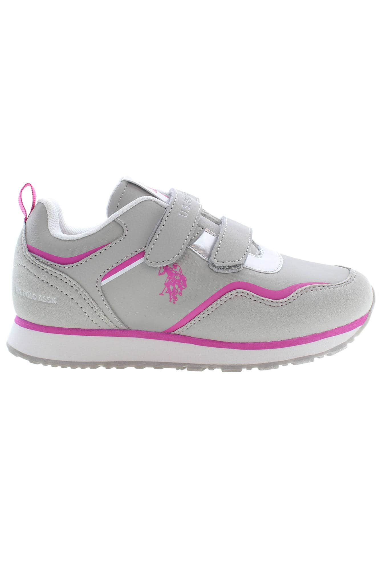 US Polo Assn. niñas gris zapatillas deportivas