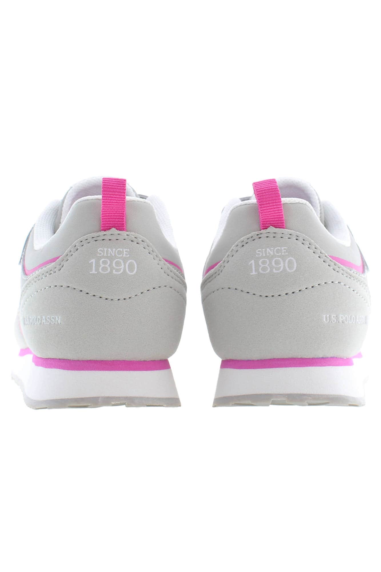 US Polo Assn. niñas gris zapatillas deportivas