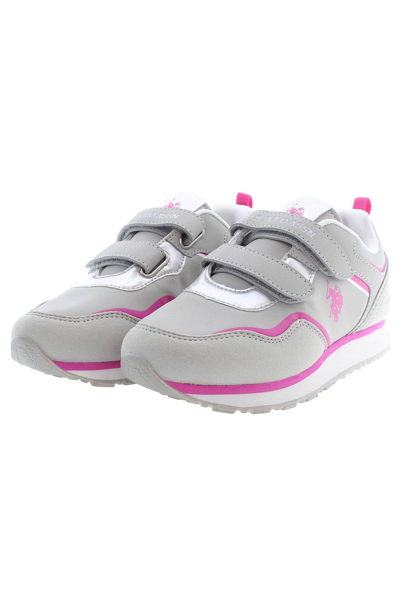 US Polo Assn. niñas gris zapatillas deportivas