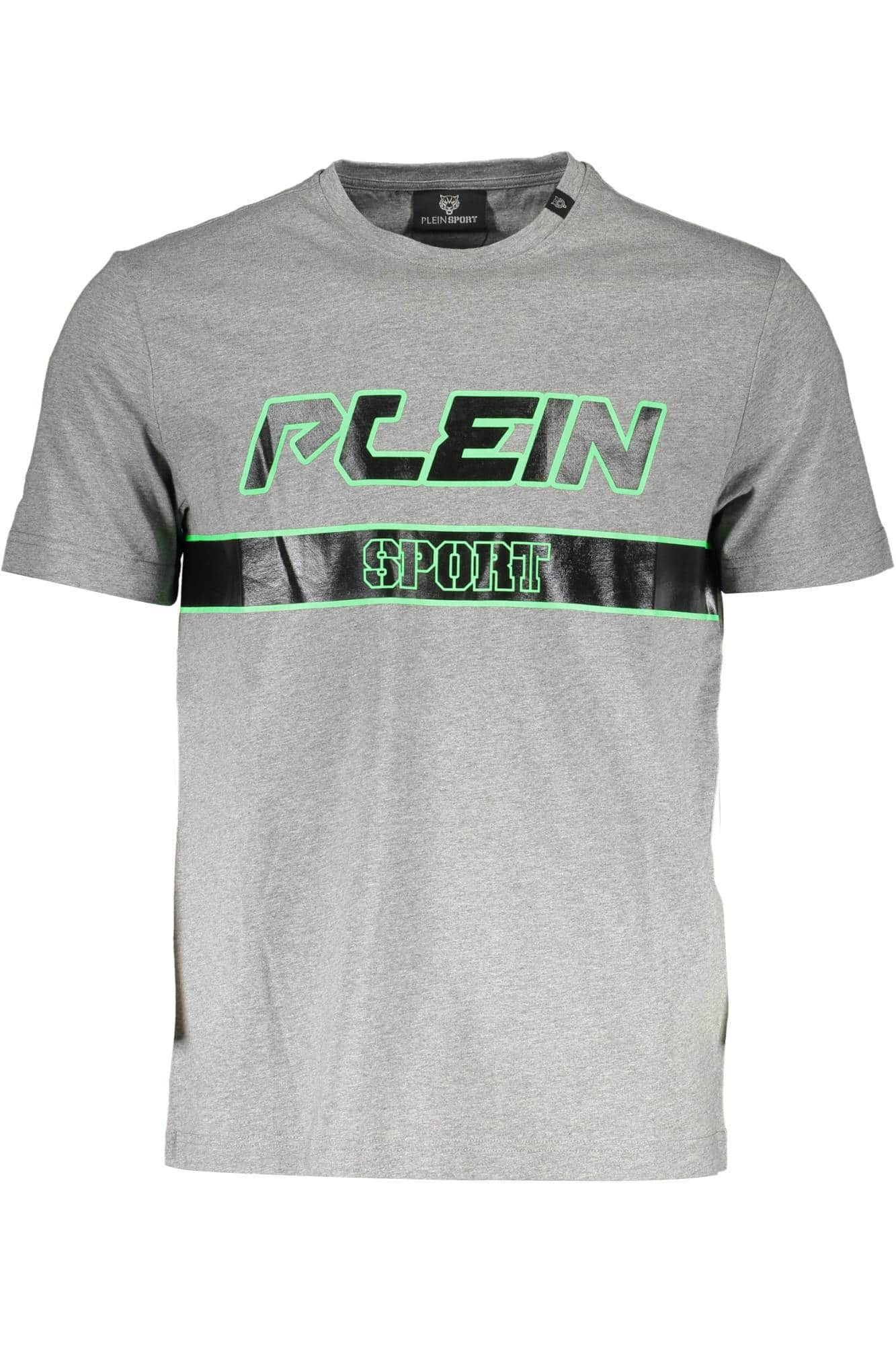 Plein Sport manga corta t-camisa hombre gris