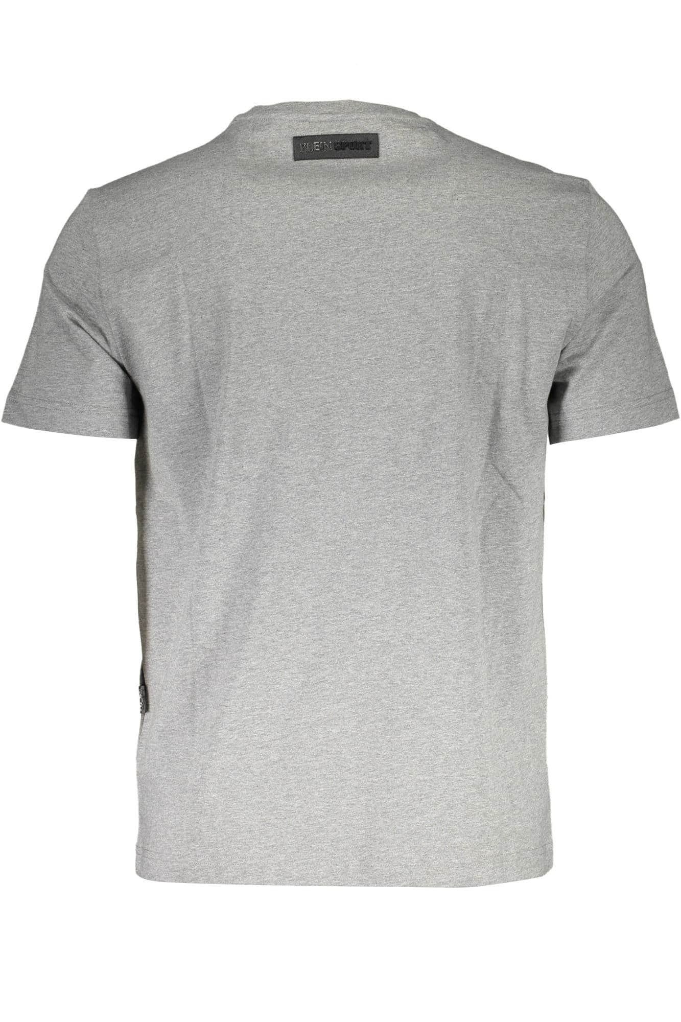 Plein Sport manga corta t-camisa hombre gris