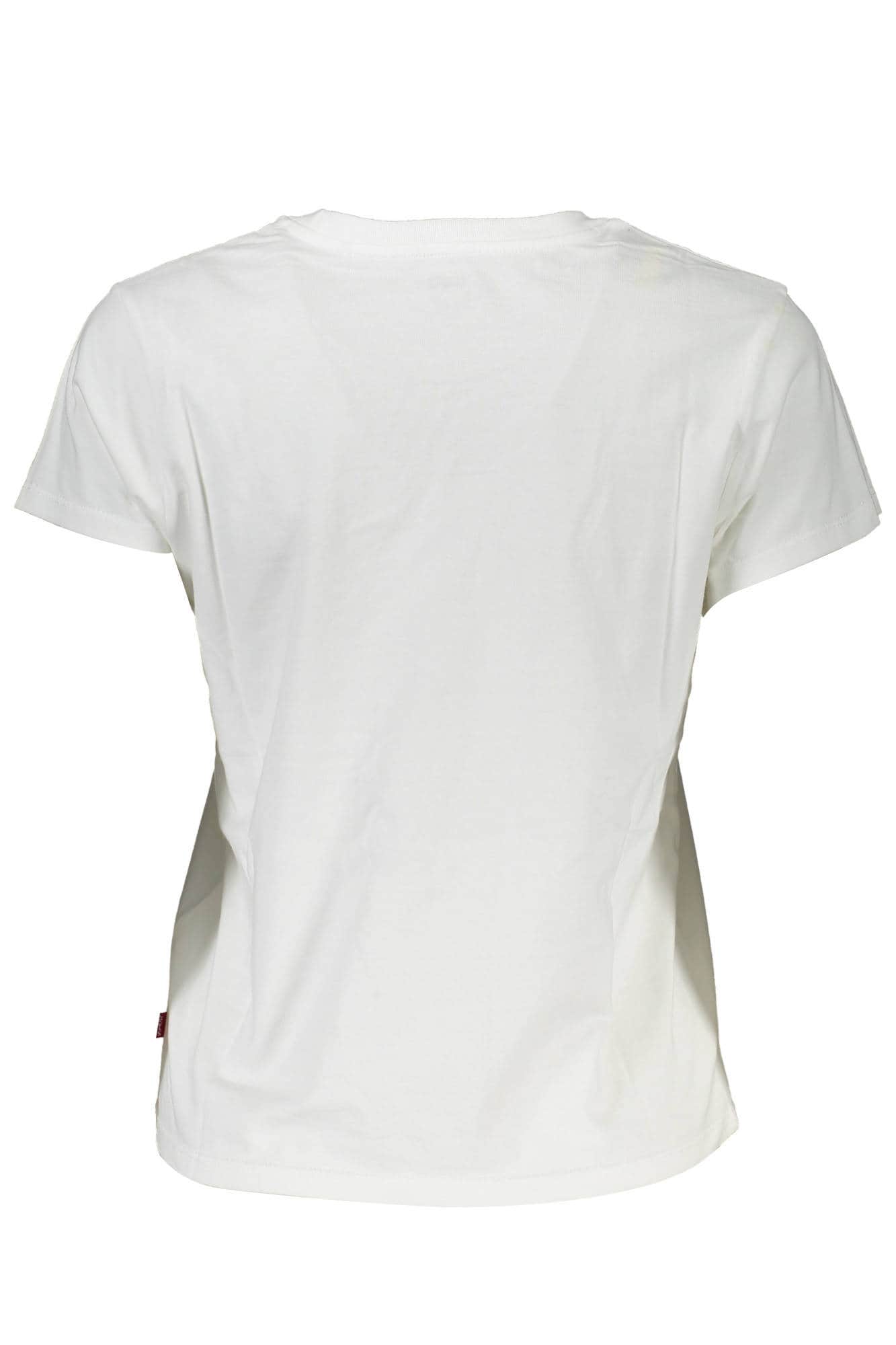 Levi's manga corta t-camisa mujer blanco