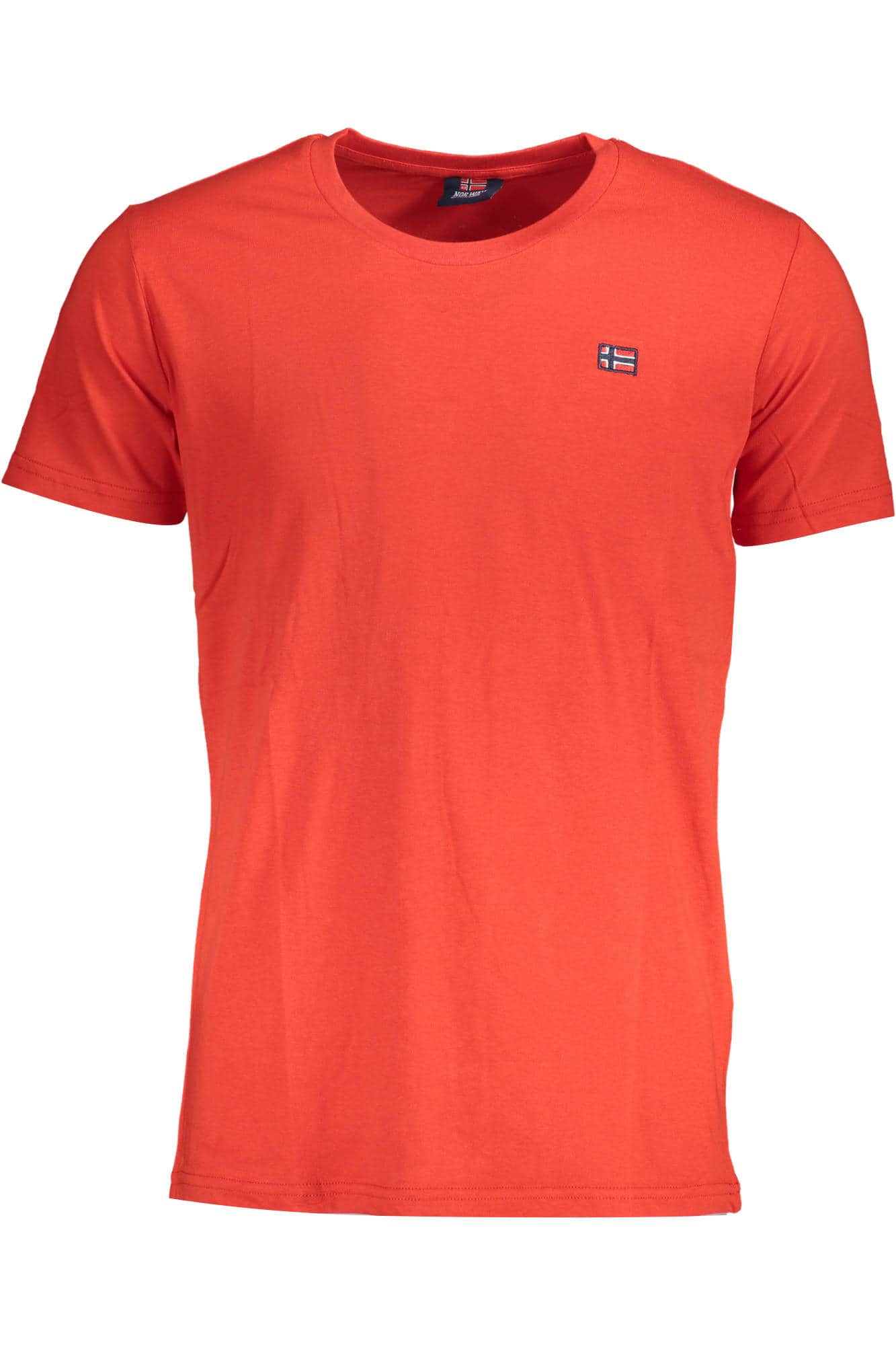 Norway 1963 hombre manga corta t-camisa rojo