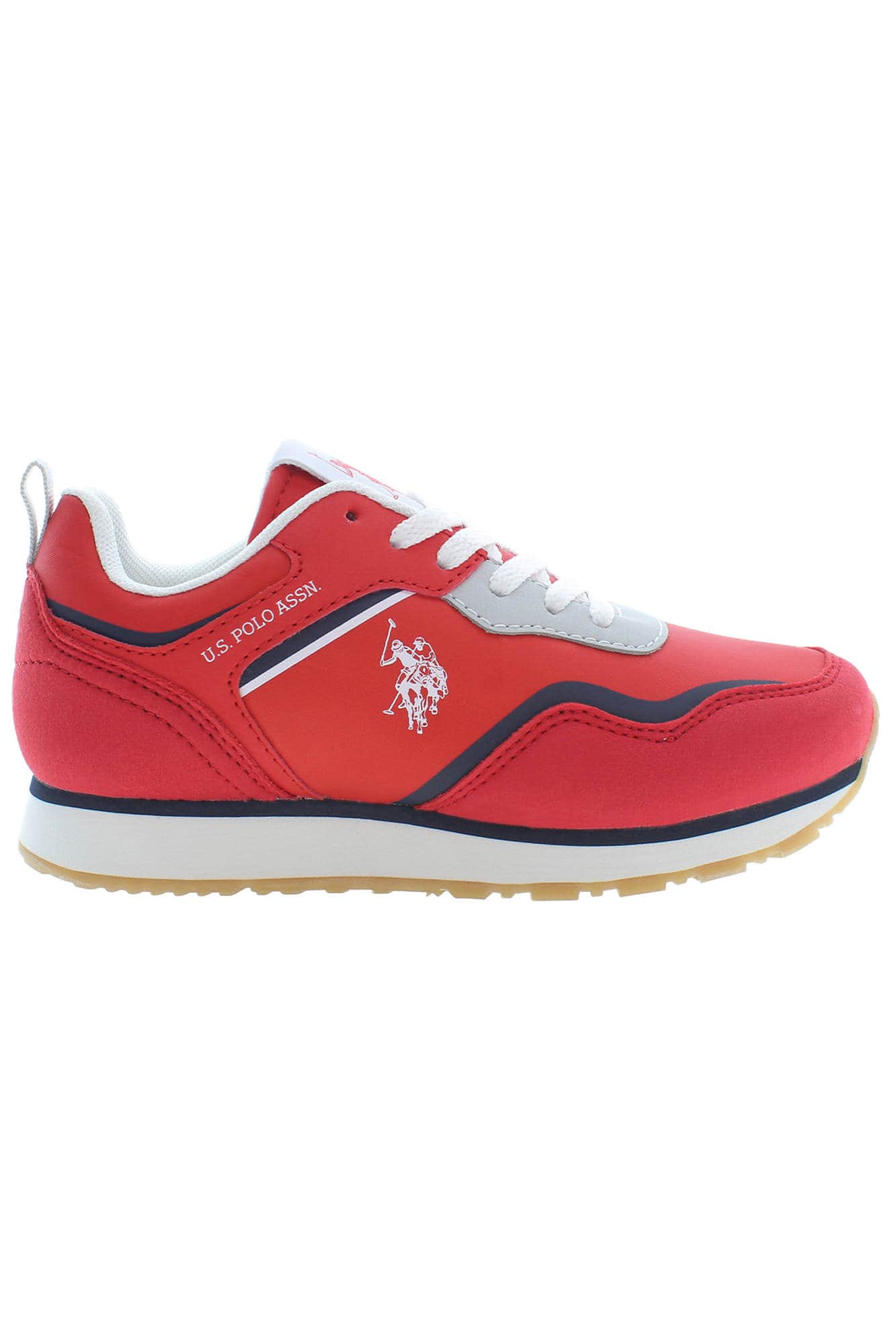 US Polo Assn. niños rojo zapatillas deportivas