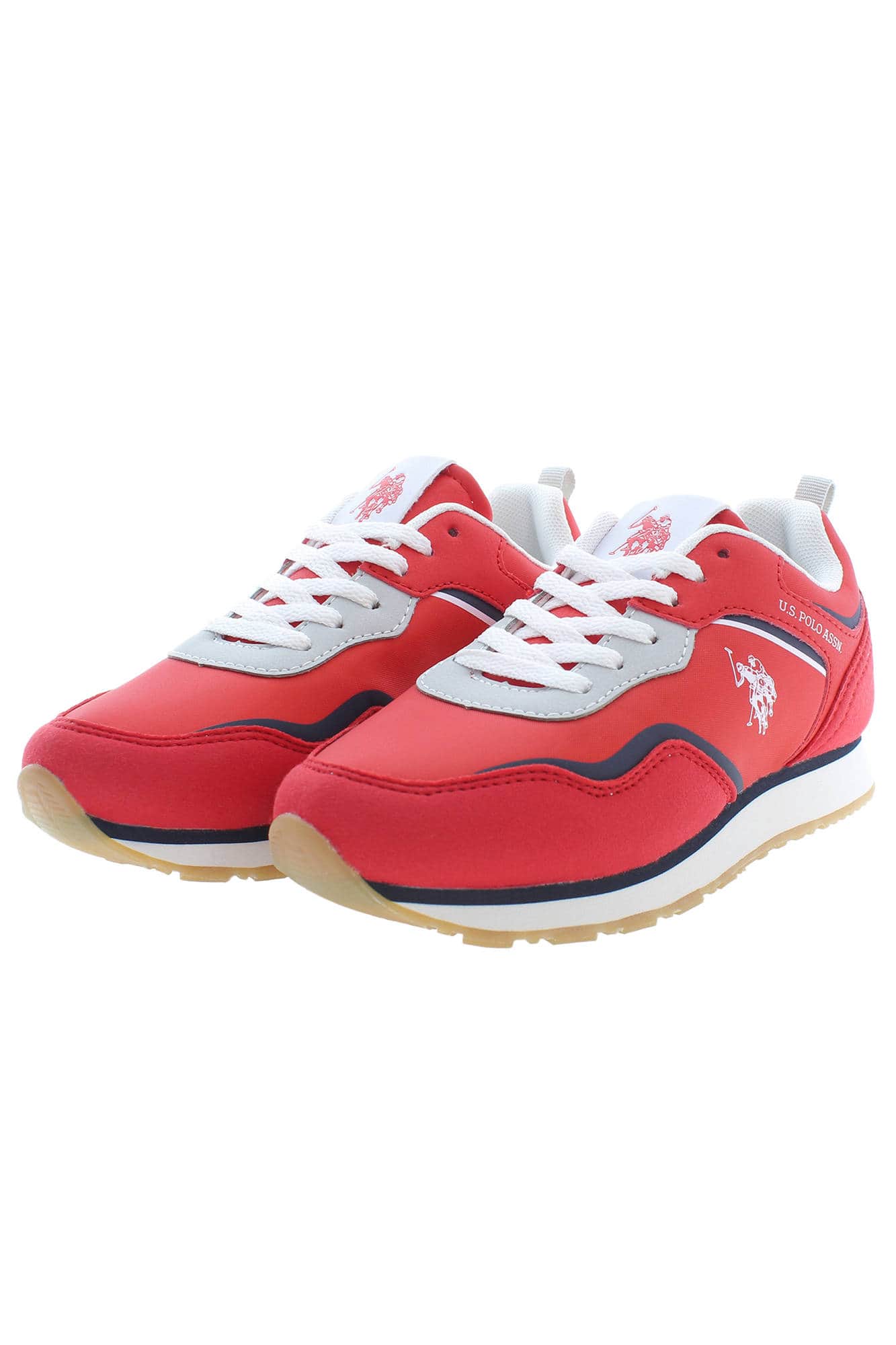 US Polo Assn. niños rojo zapatillas deportivas