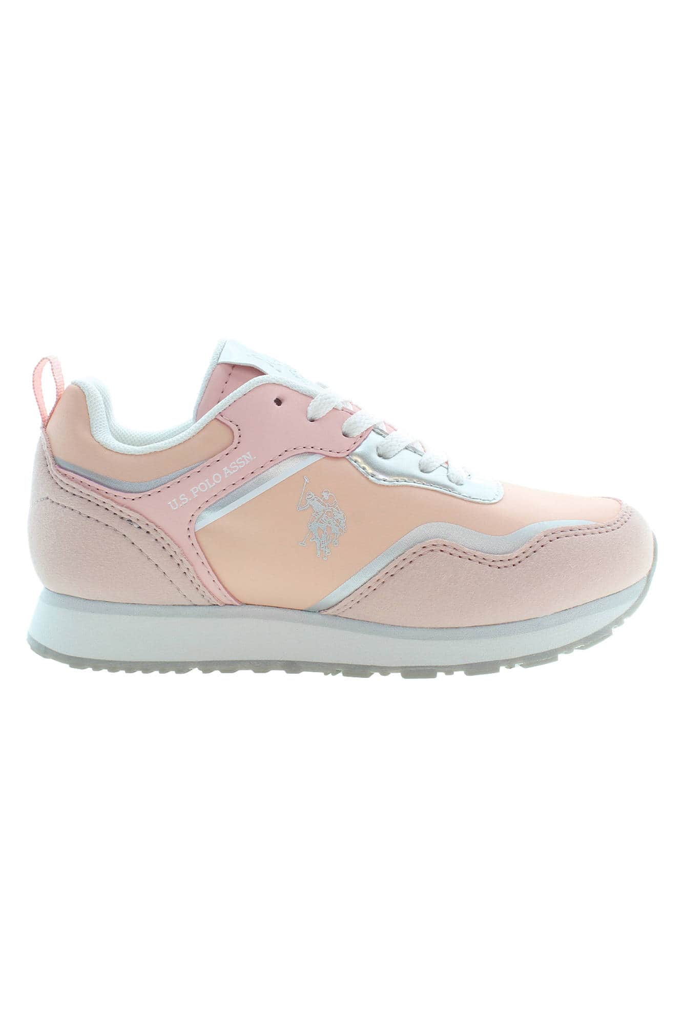 US Polo Assn. niñas rosa zapatillas deportivas